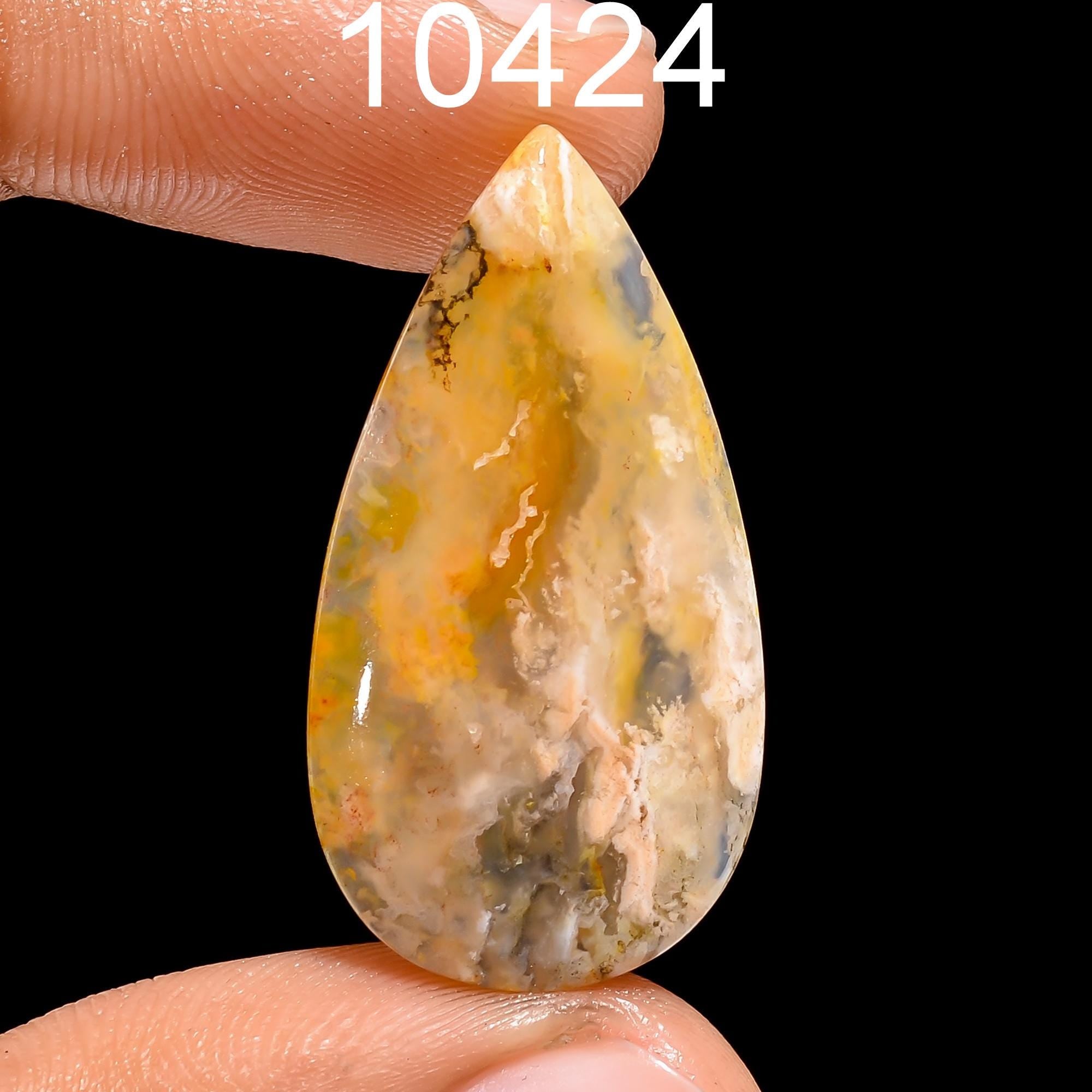 AAA Plume Agate Cabochon: Mix Shape Gemstone for Jewelry Making Healing Crystal