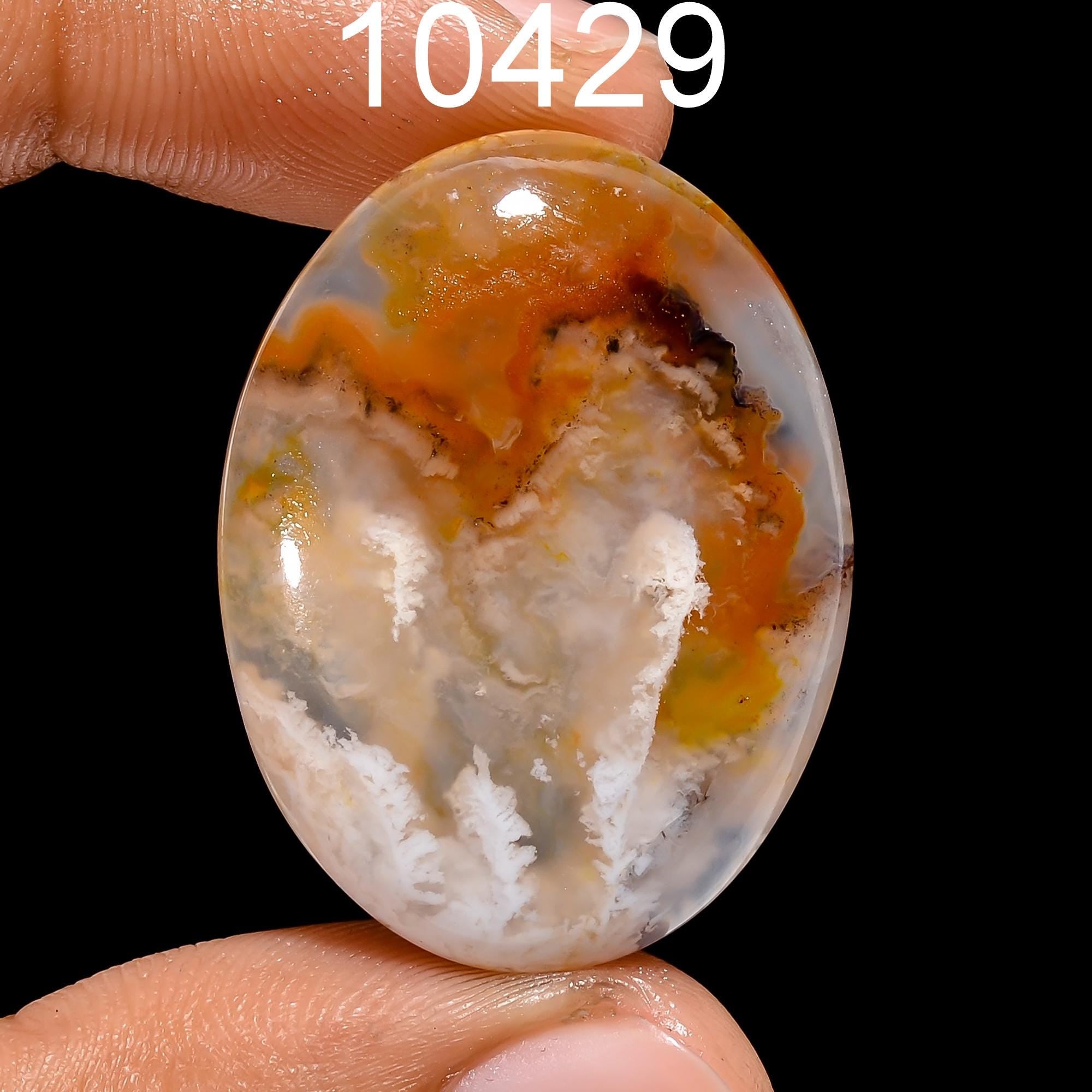 AAA Plume Agate Cabochon: Mix Shape Gemstone for Jewelry Making Healing Crystal - image 4