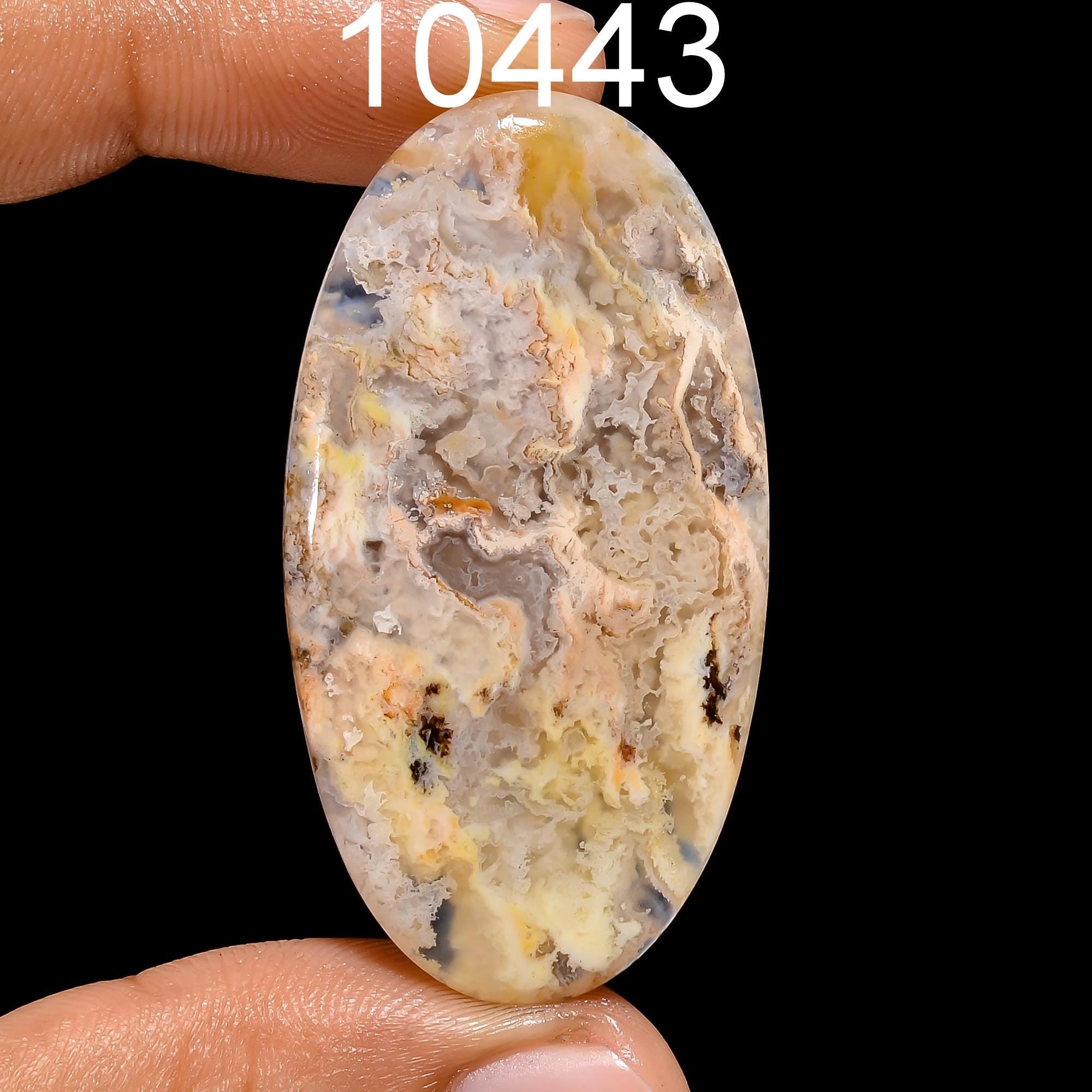 AAA Plume Agate Cabochon, Loose Gemstone, Jewelry Making