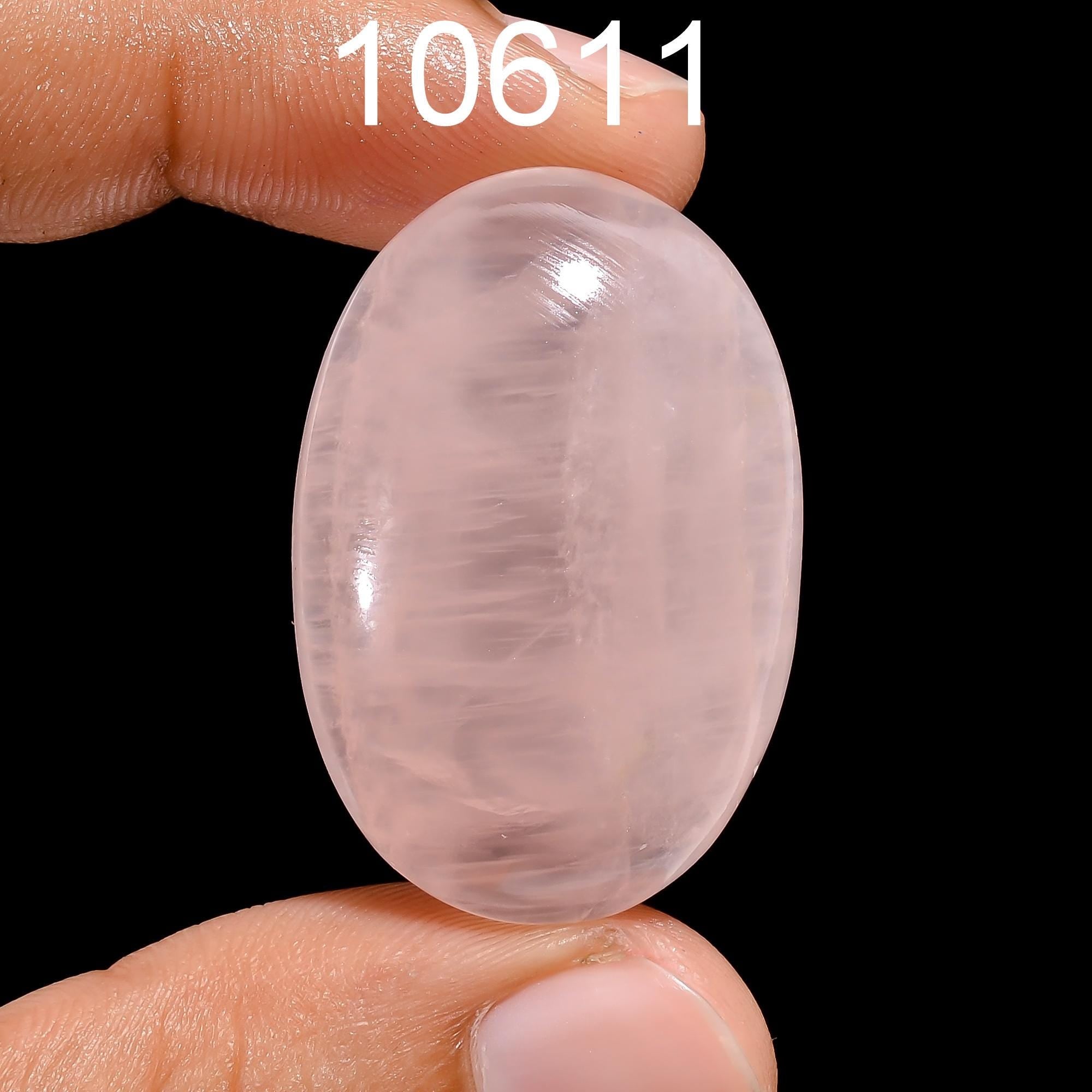 Natural Rose Quartz Cabochon, Mix Shape Gemstone Pendant - image 5