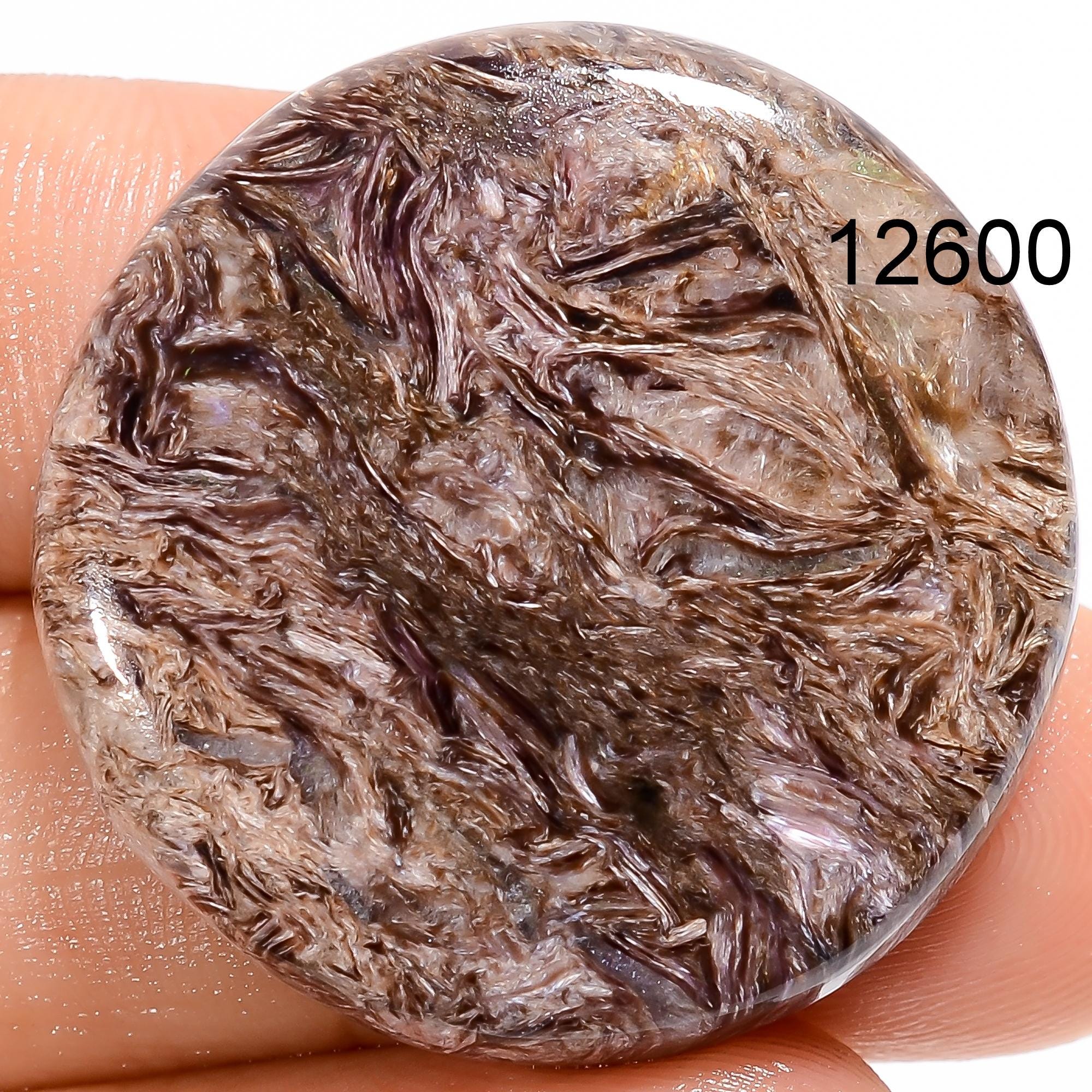 Golden Charoite Gemstone, Natural Rare Designer Charoite Cabochon, Loose Golden Charoite Pendant Gemstone For Jewelry Ma