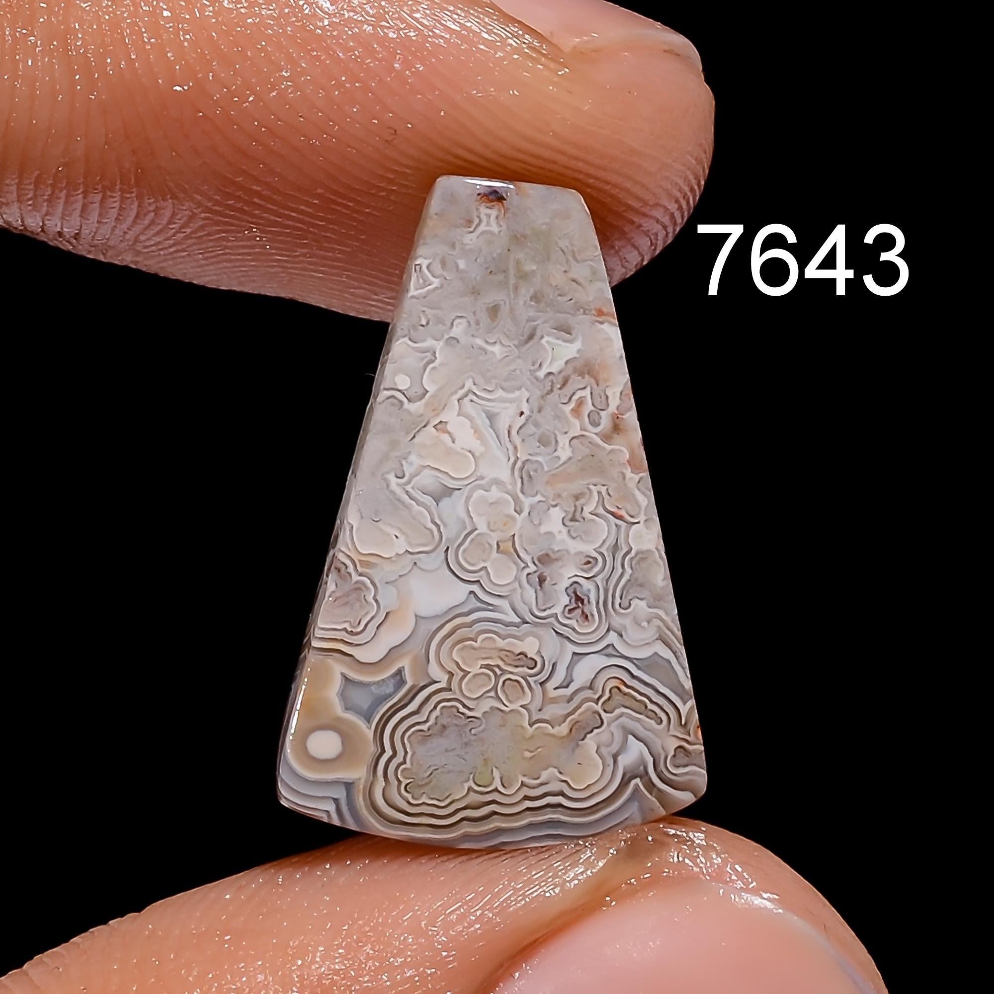 AAA Crazy Lace Agate Cabochon, Mix Shape Gemstone Pendant - image 6