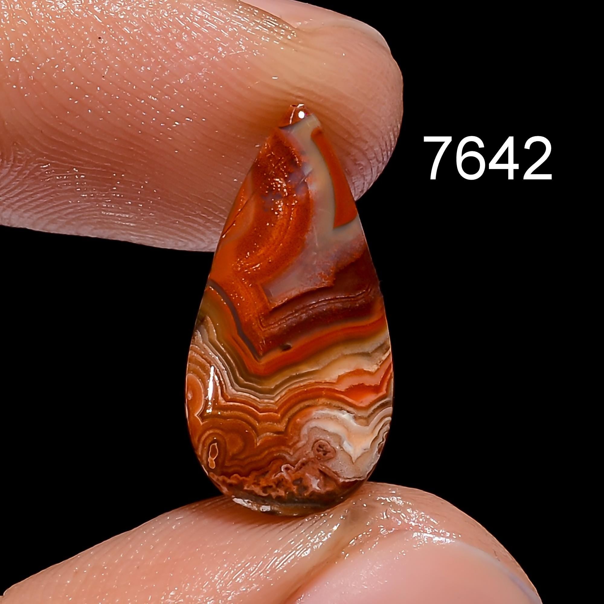 AAA Crazy Lace Agate Cabochon, Mix Shape Gemstone Pendant - image 5