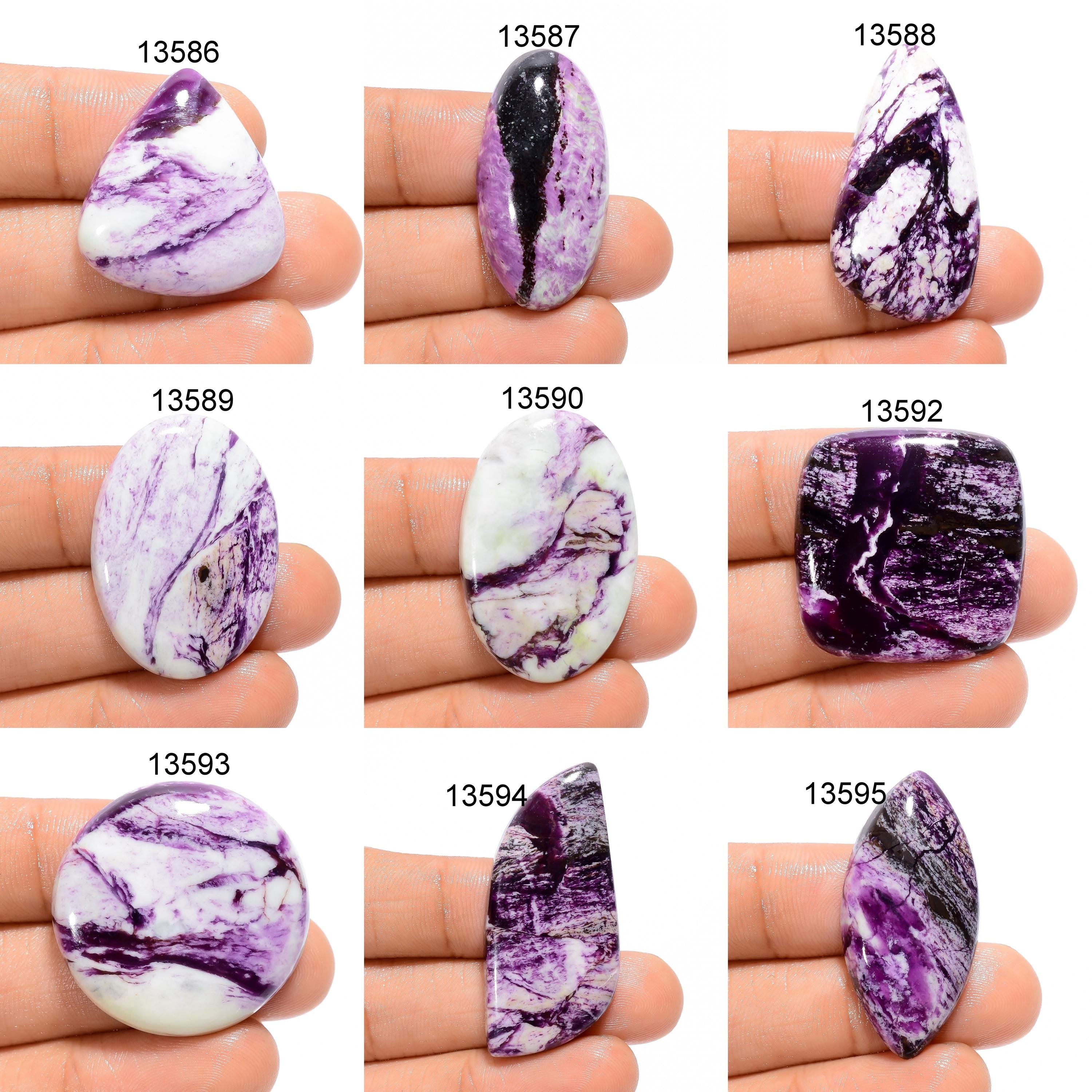 AAA Quality Natural Kemmererite Gemstone Loose Cabochon for Handmade Pendant Jewelry Making Craft Stone - image 3