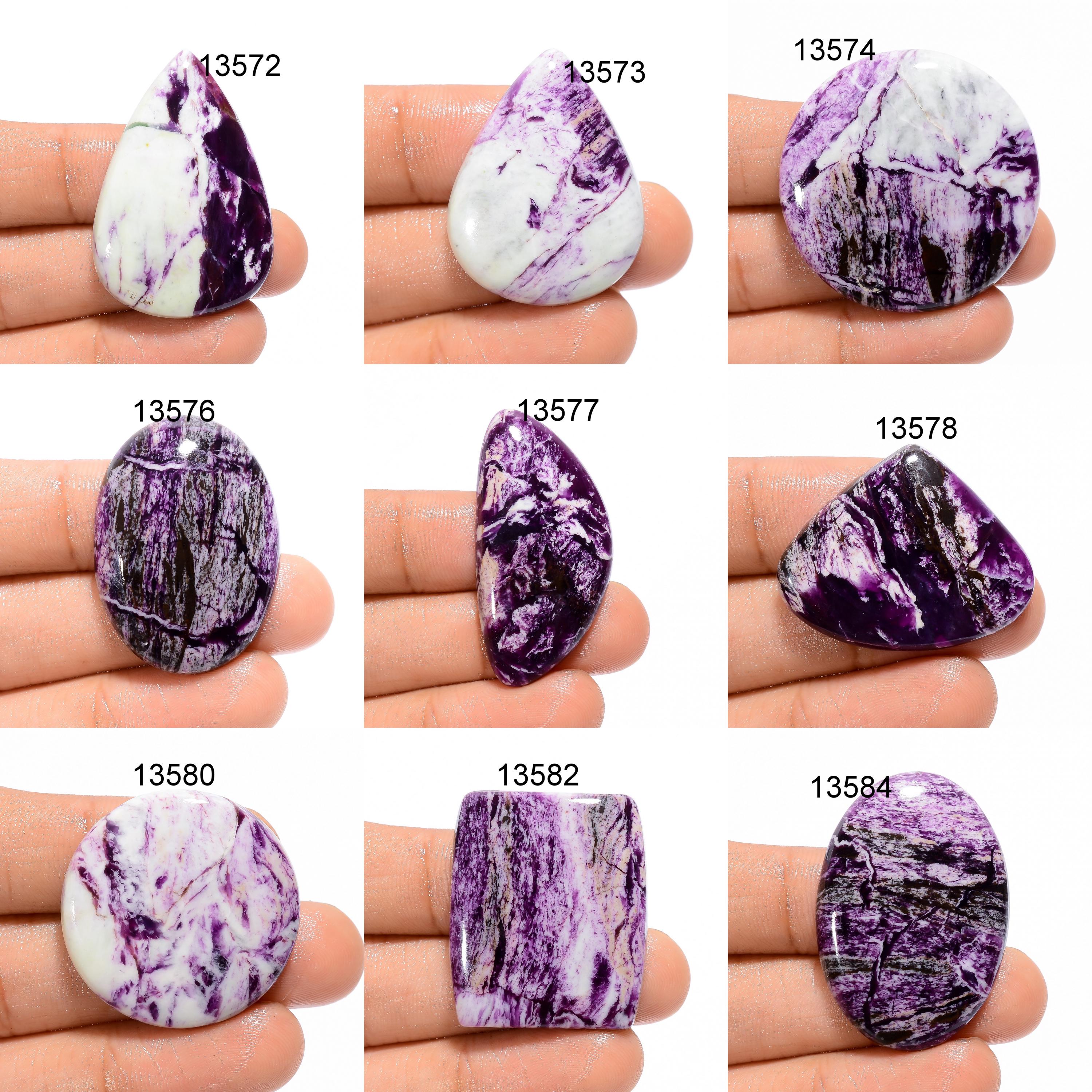 AAA Quality Natural Kemmererite Gemstone Loose Cabochon for Handmade Pendant Jewelry Making Craft Stone - image 2