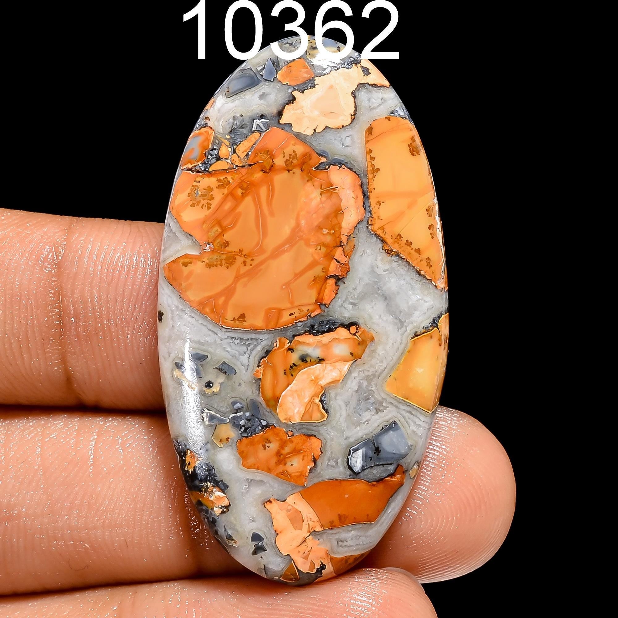 Natural Maligano Jasper Cabochon, Mix Shape Gemstone - image 2