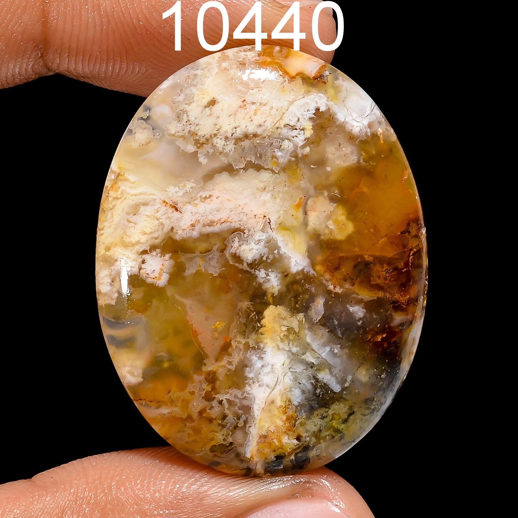 AAA Plume Agate Cabochon: Mix Shape Gemstone for Jewelry Making Healing Crystal - image 7
