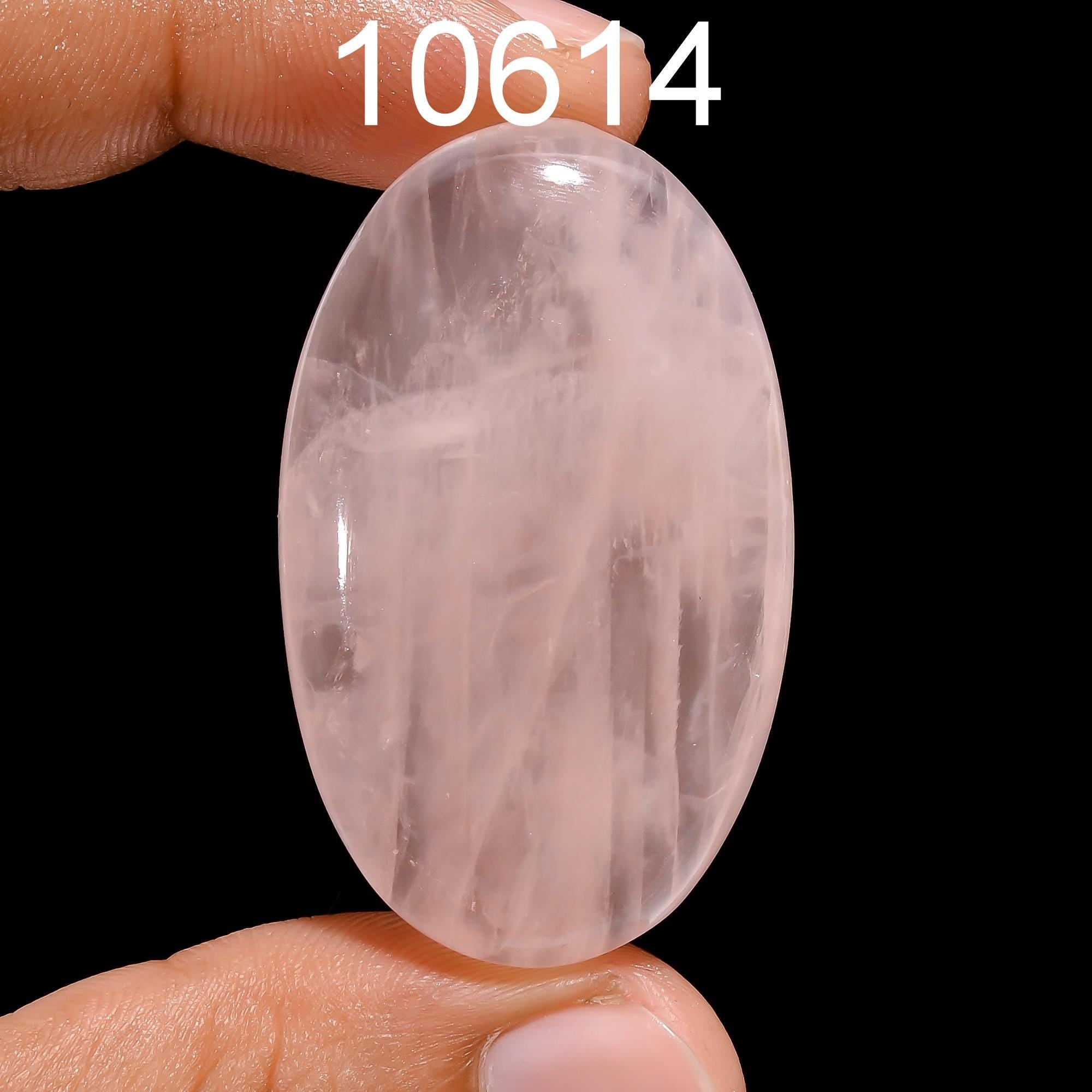 Natural Rose Quartz Cabochon, Mix Shape Gemstone Pendant - image 7