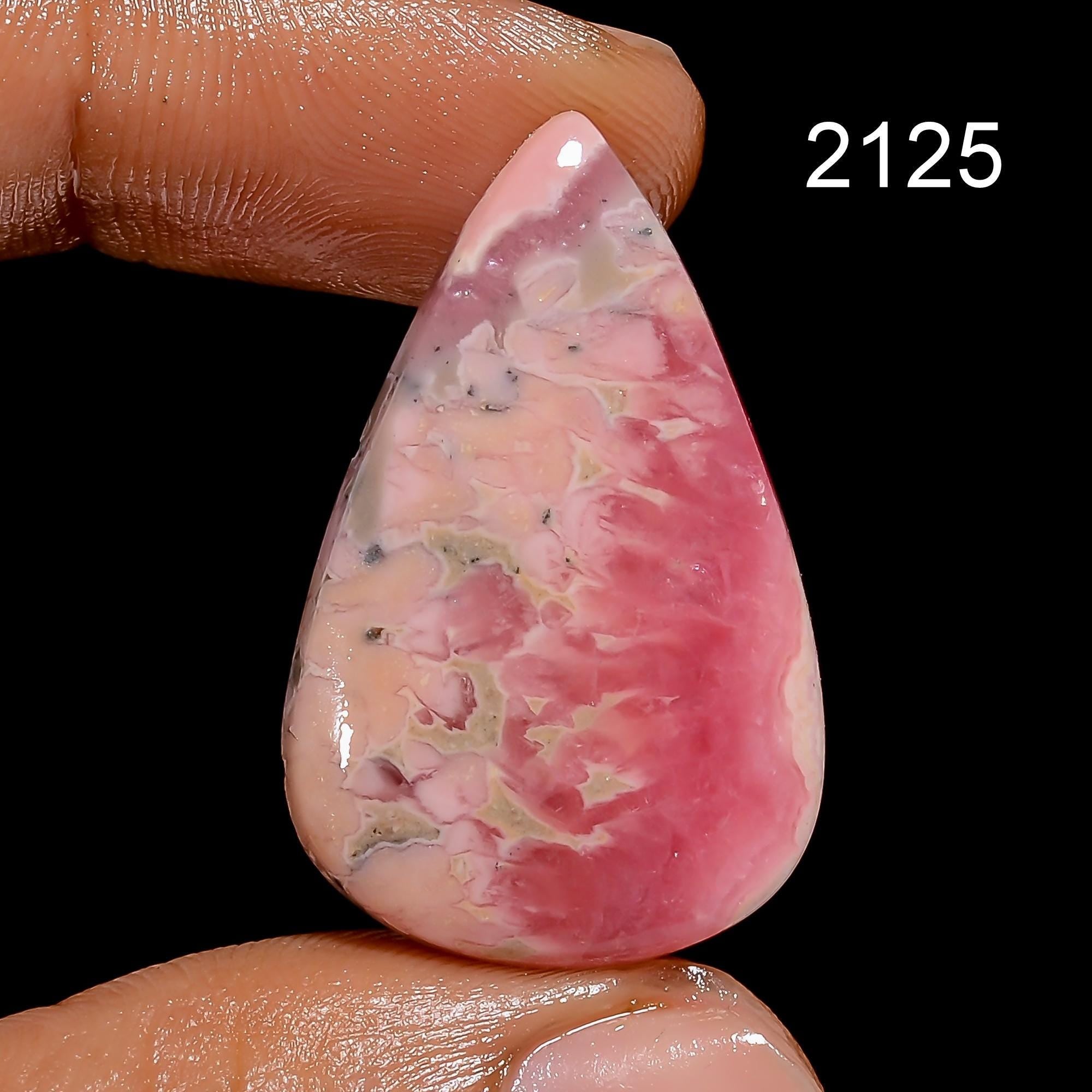 Natural Rhodochrosite Cabochon: Mix Shape Loose Gemstone for Jewelry Making - image 5