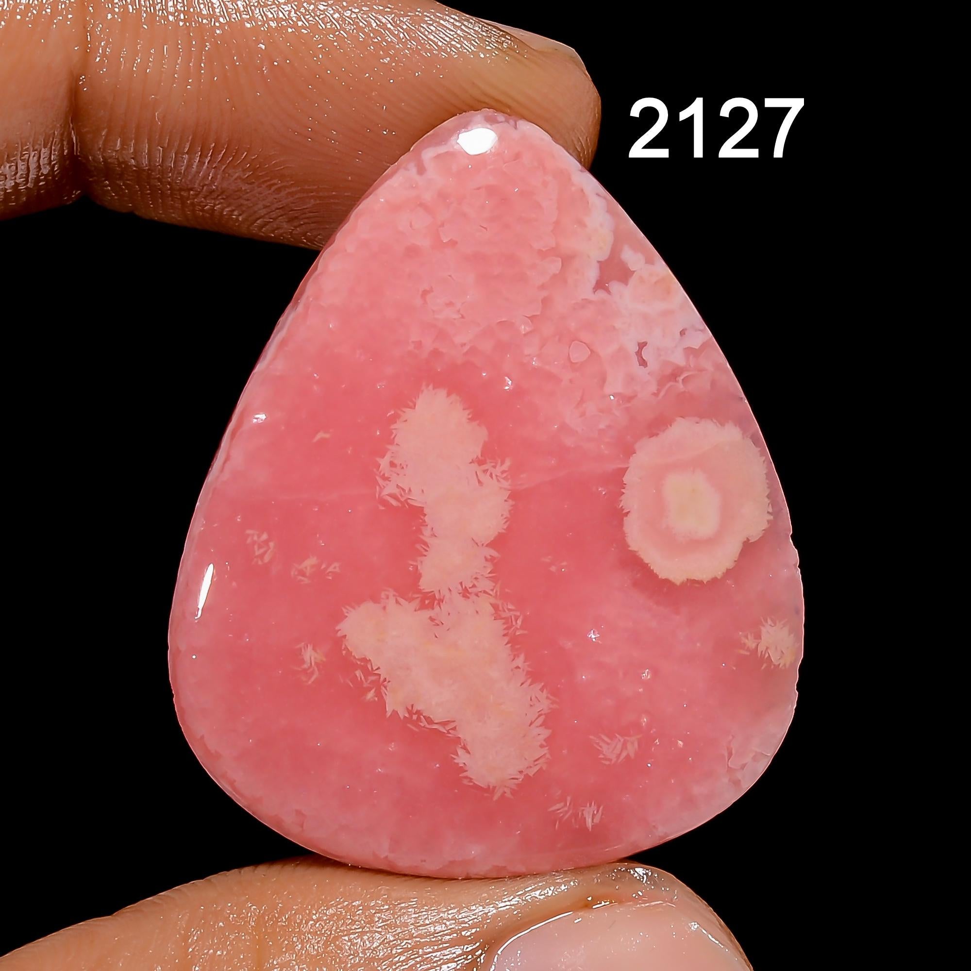 Natural Rhodochrosite Cabochon: Mix Shape Loose Gemstone for Jewelry Making - image 2