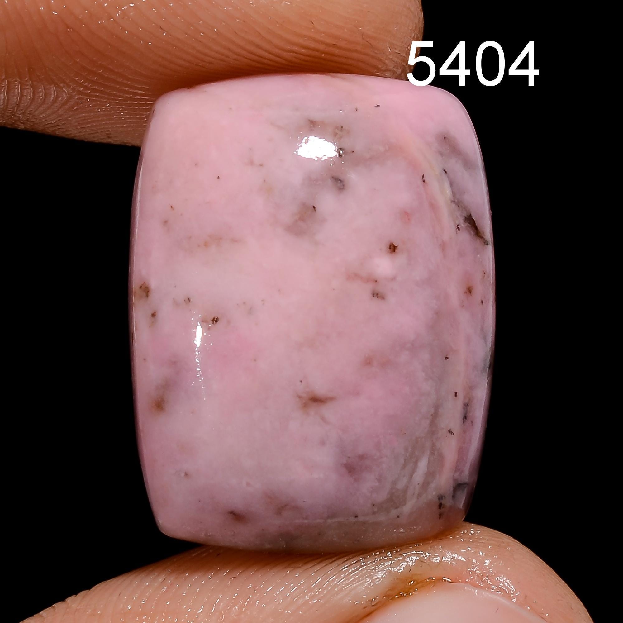 AAA Pink Petalite Cabochon: Rare Gemstone for Jewelry Making