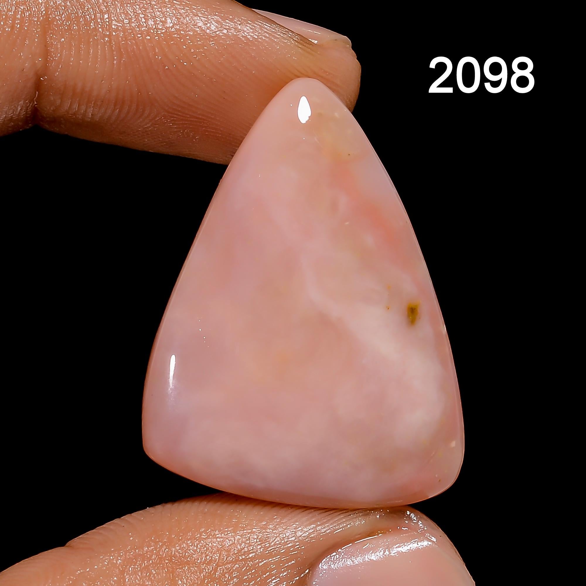 AAA Pink Opal Cabochon: Loose Gemstone for Jewelry Making