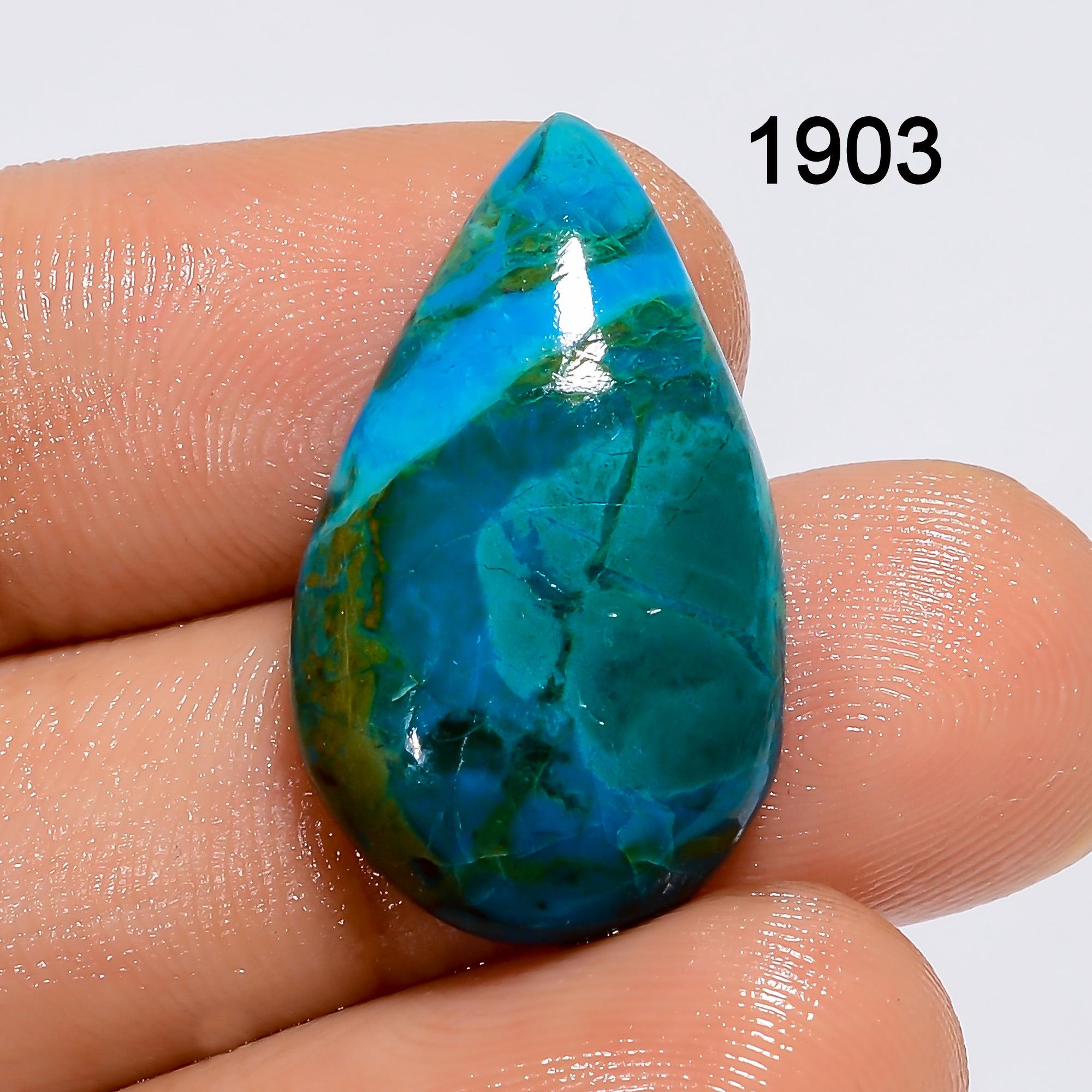Natural Chrysocolla Gemstone, Top Quality, Smooth Designer Chrysocolla Cabochon, Loose Gemstone For Pendent Jewelry Maki