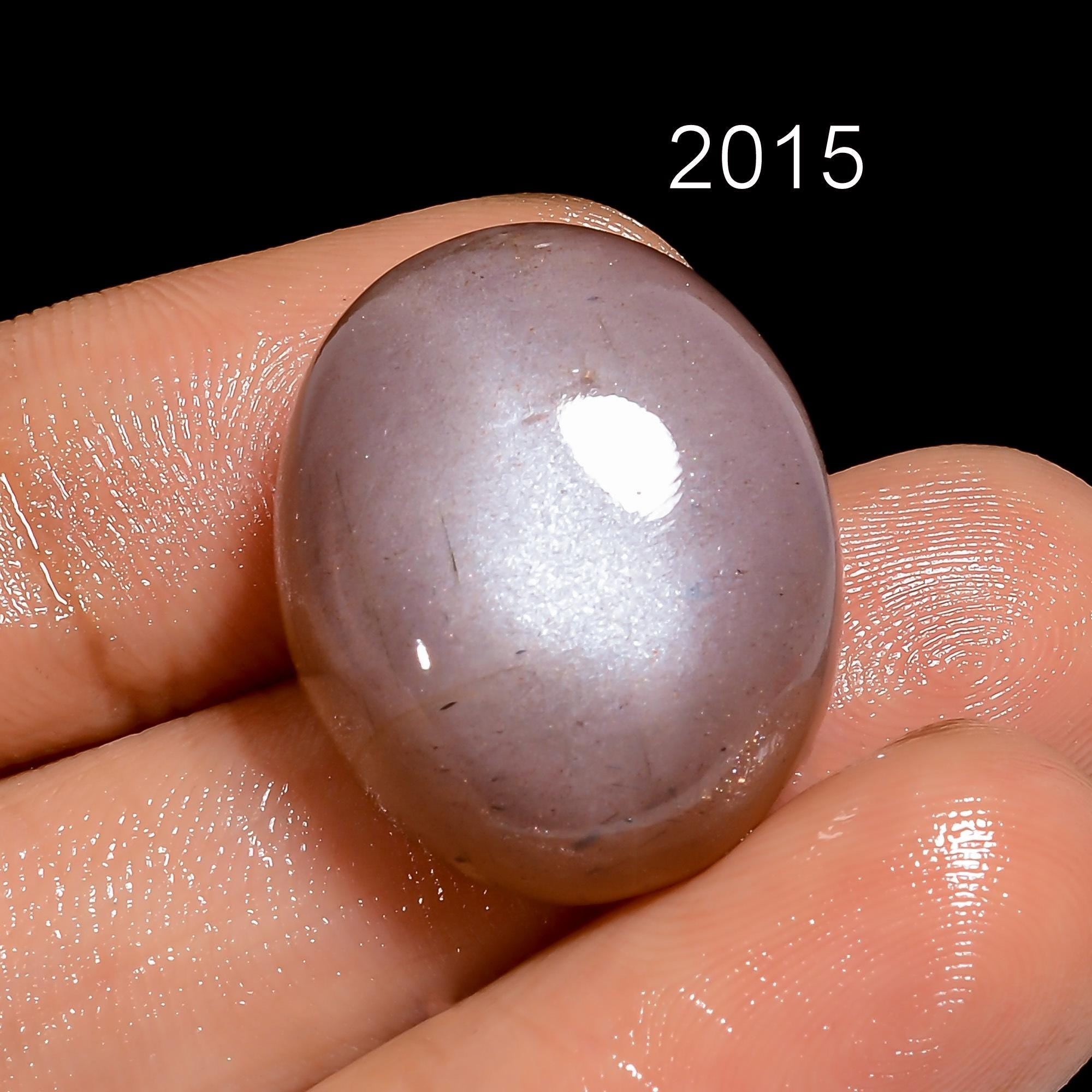 Natural Peach Moonstone Cabochon, Loose Gemstone, Jewelry Making - image 4