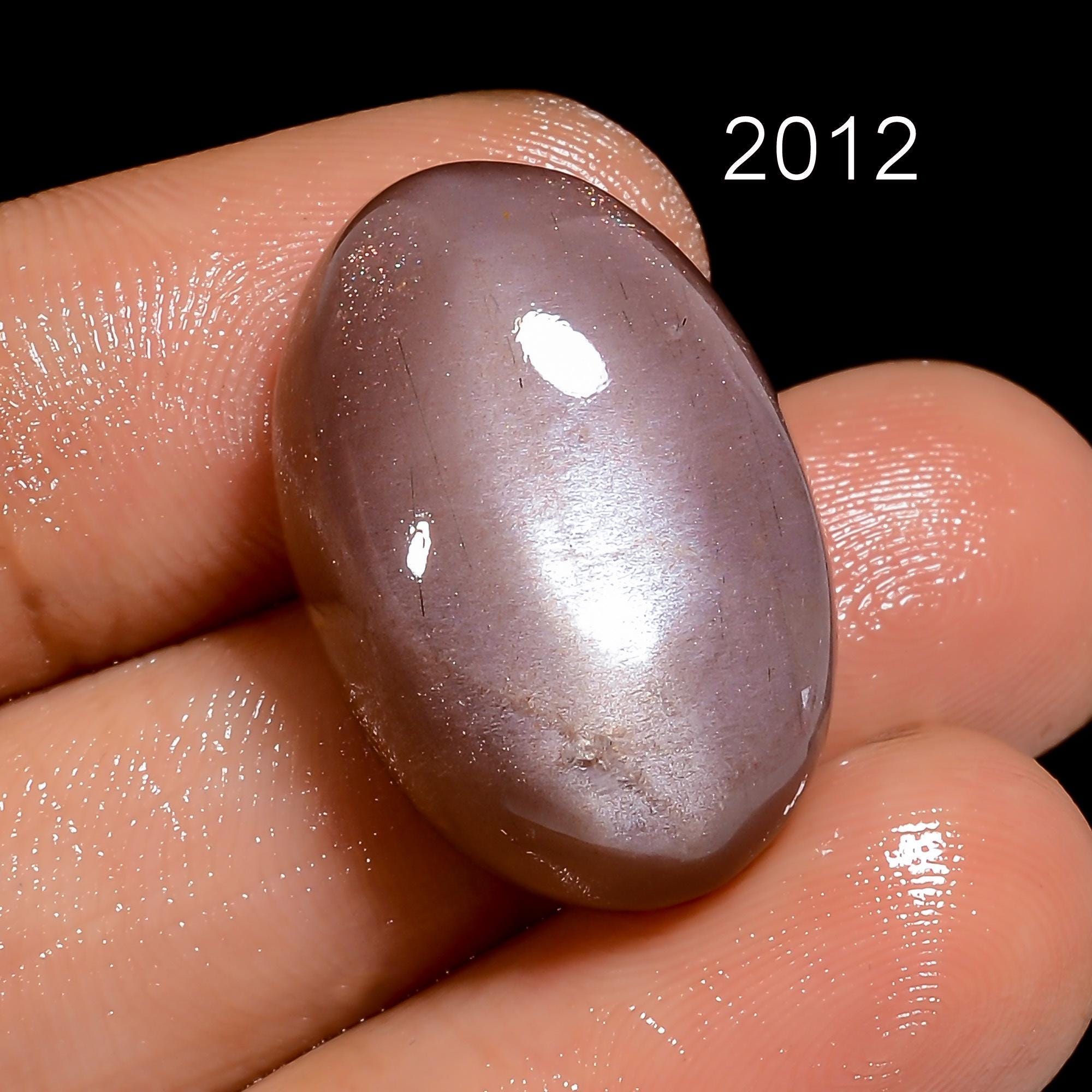 Natural Peach Moonstone Cabochon, Loose Gemstone, Jewelry Making - image 2