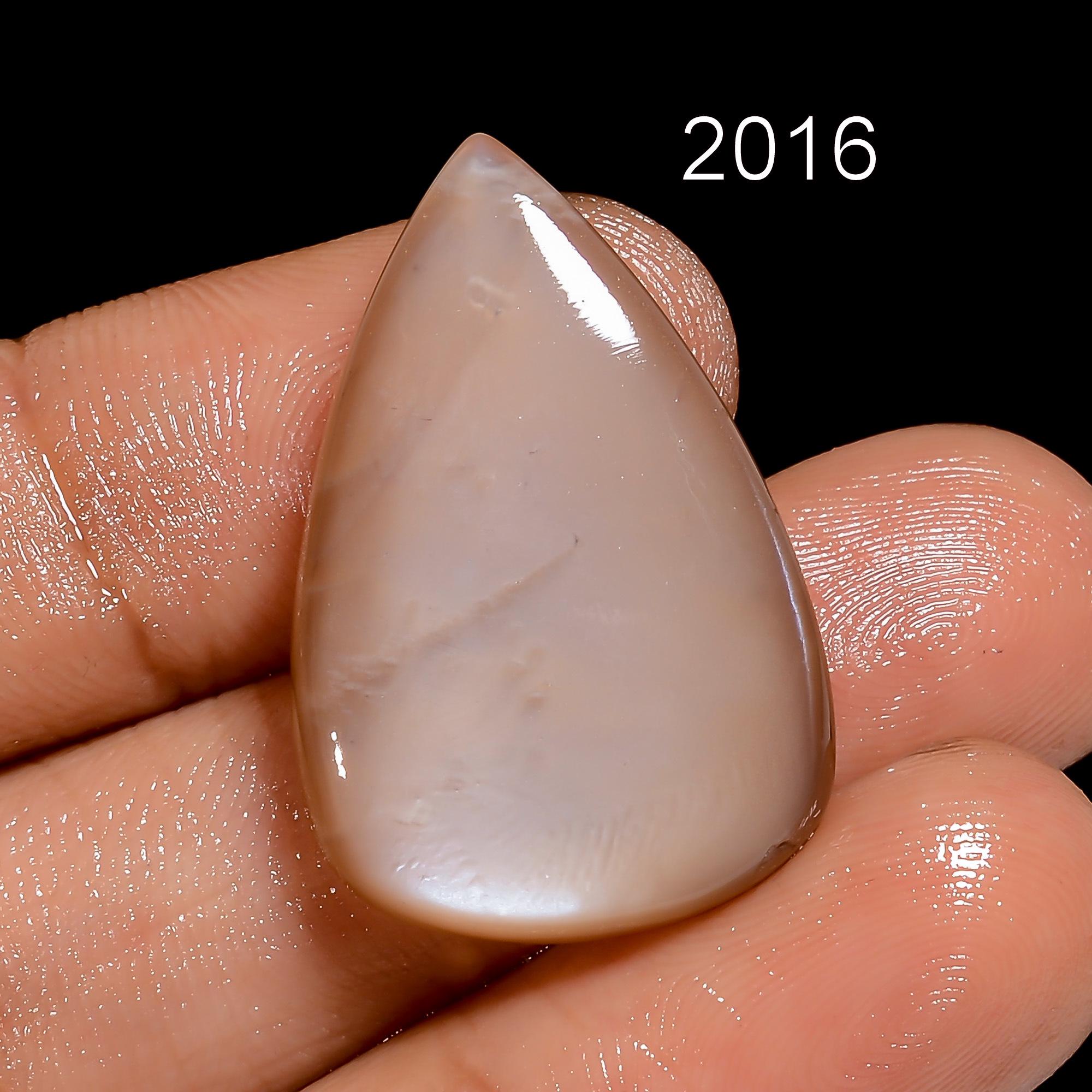 Natural Peach Moonstone Cabochon, Loose Gemstone, Jewelry Making - image 5