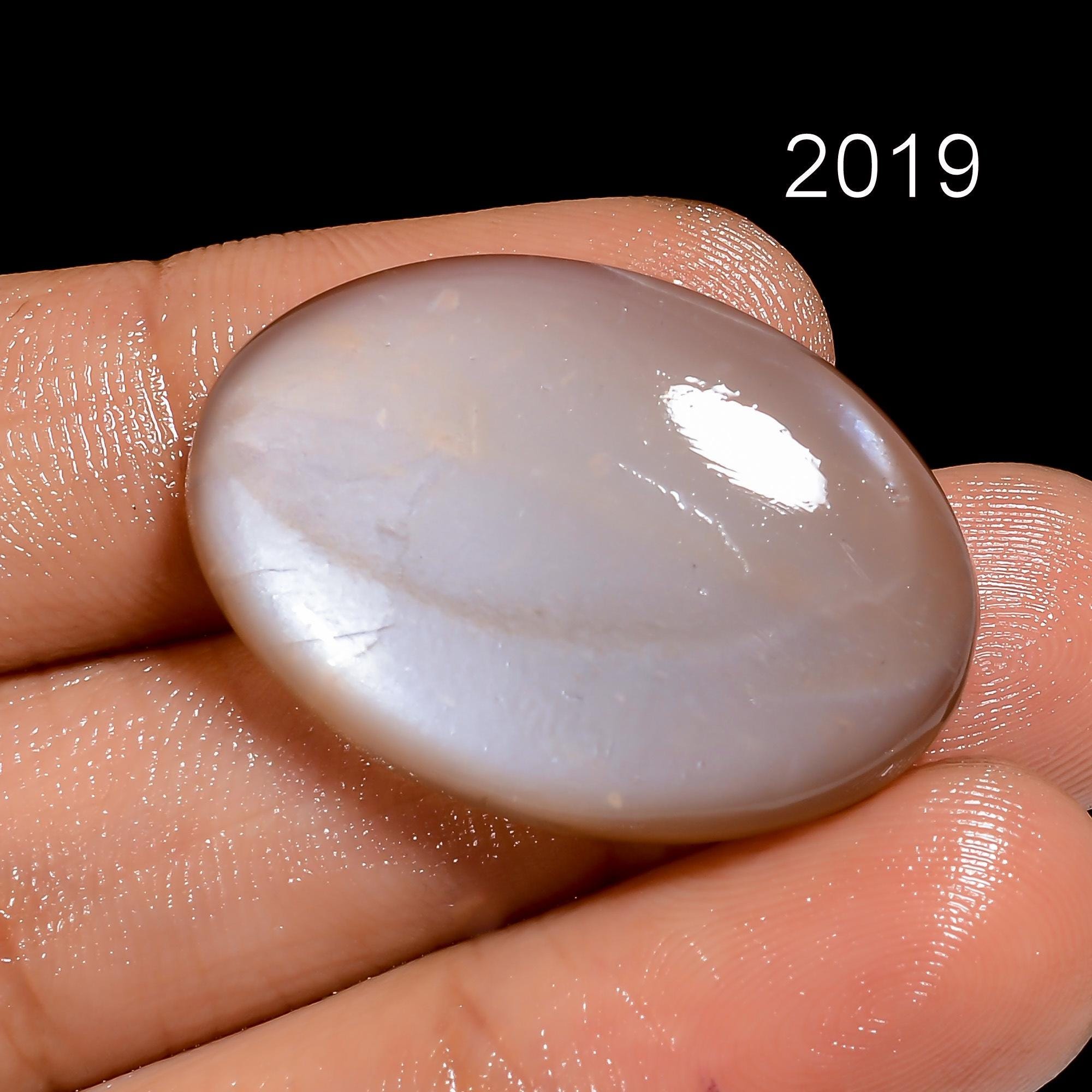 Natural Peach Moonstone Cabochon, Loose Gemstone, Jewelry Making - image 8