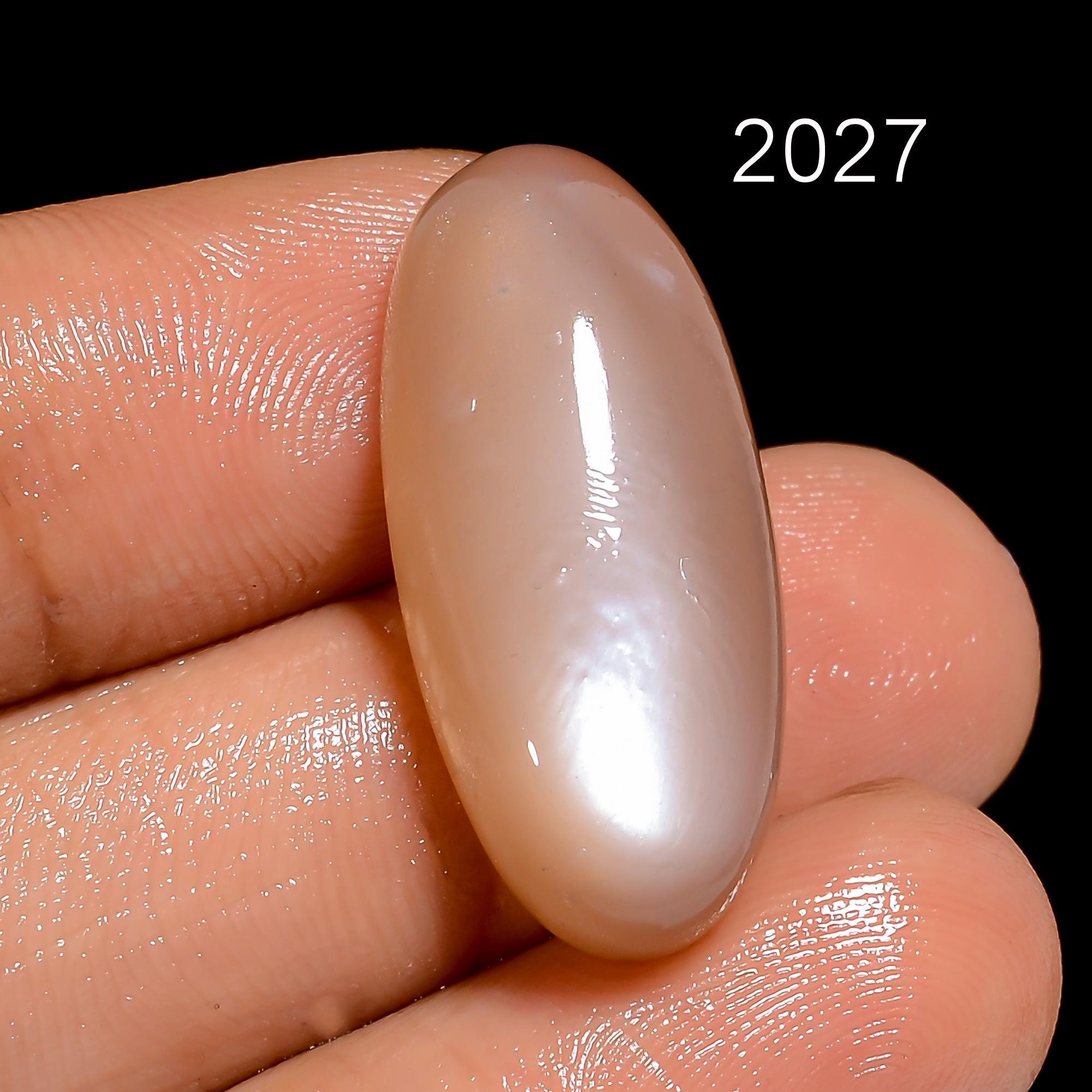 Natural Peach Moonstone Cabochon Mix Shape Loose Gemstones for Jewelry Making and Healing Crafts - image 6