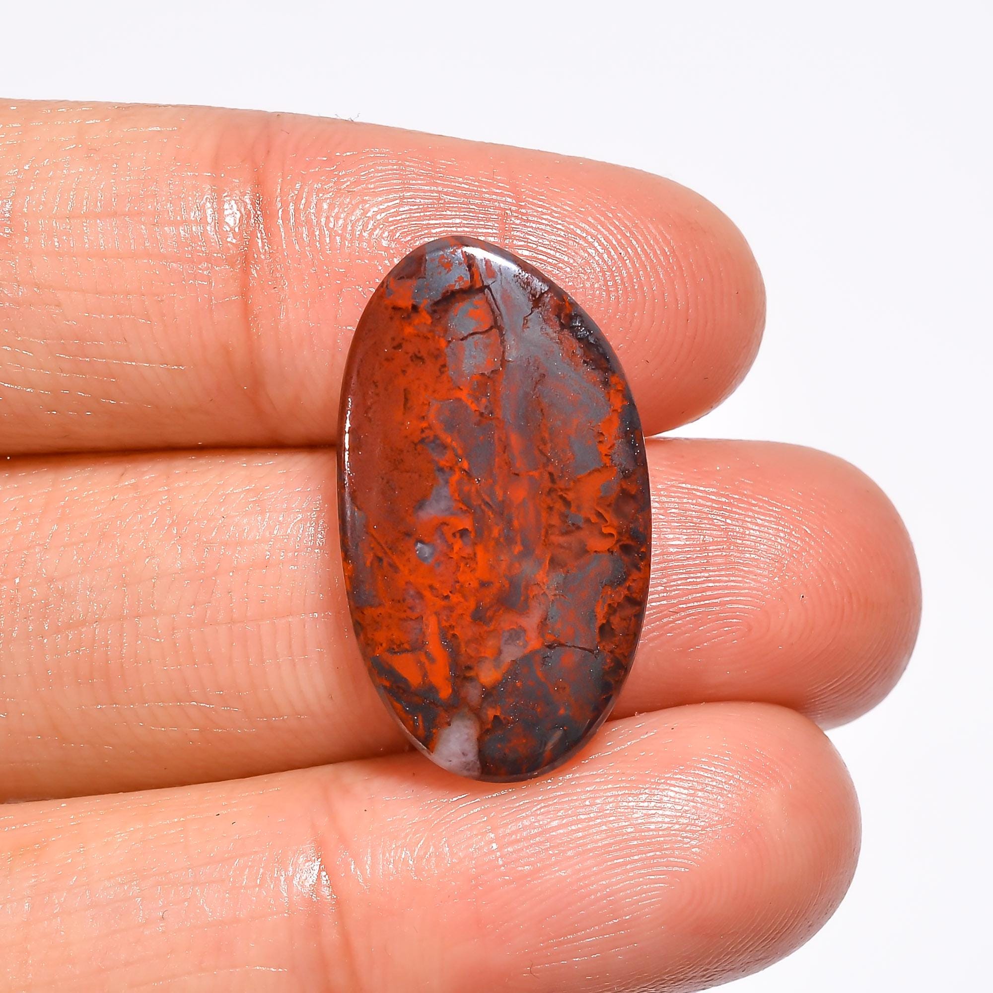 Natural Jaspilite Gemstone Cabochon, Mixed Shape, AAA Quality Pendant Supply
