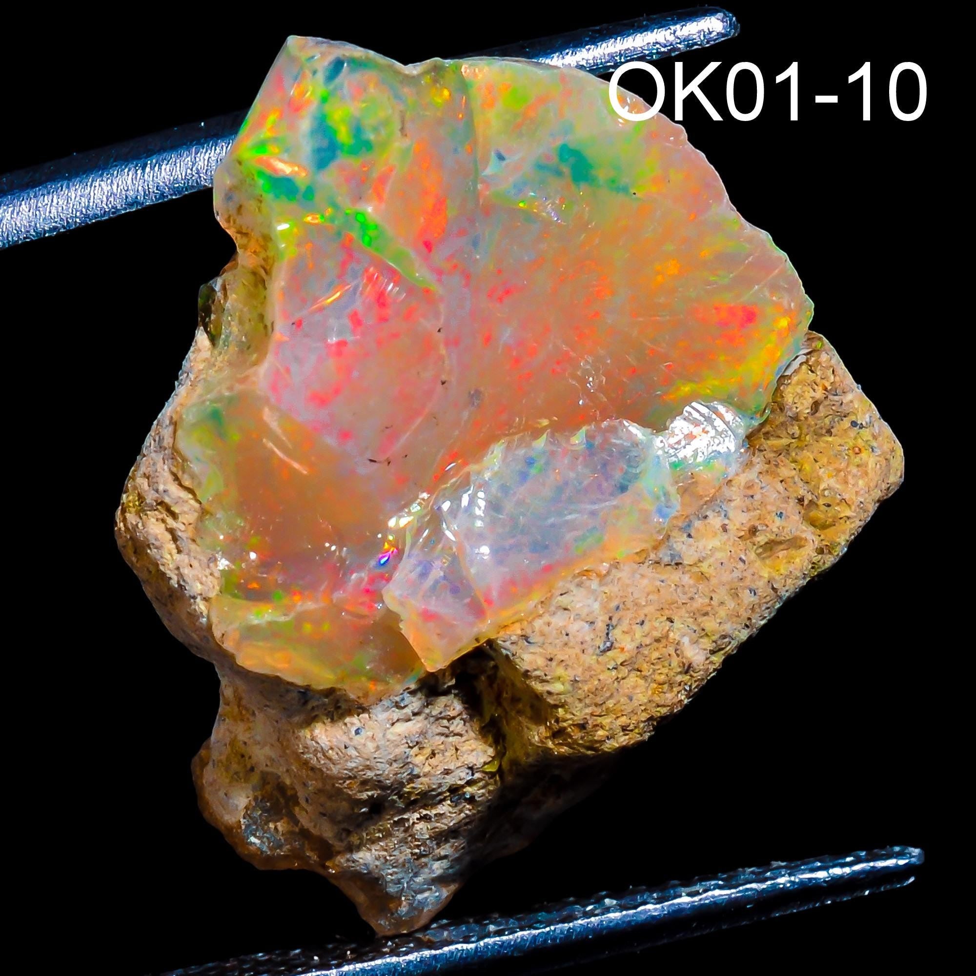 Tiny Fire Raw Opal (17x16x13 mm to 25x18x13 mm)