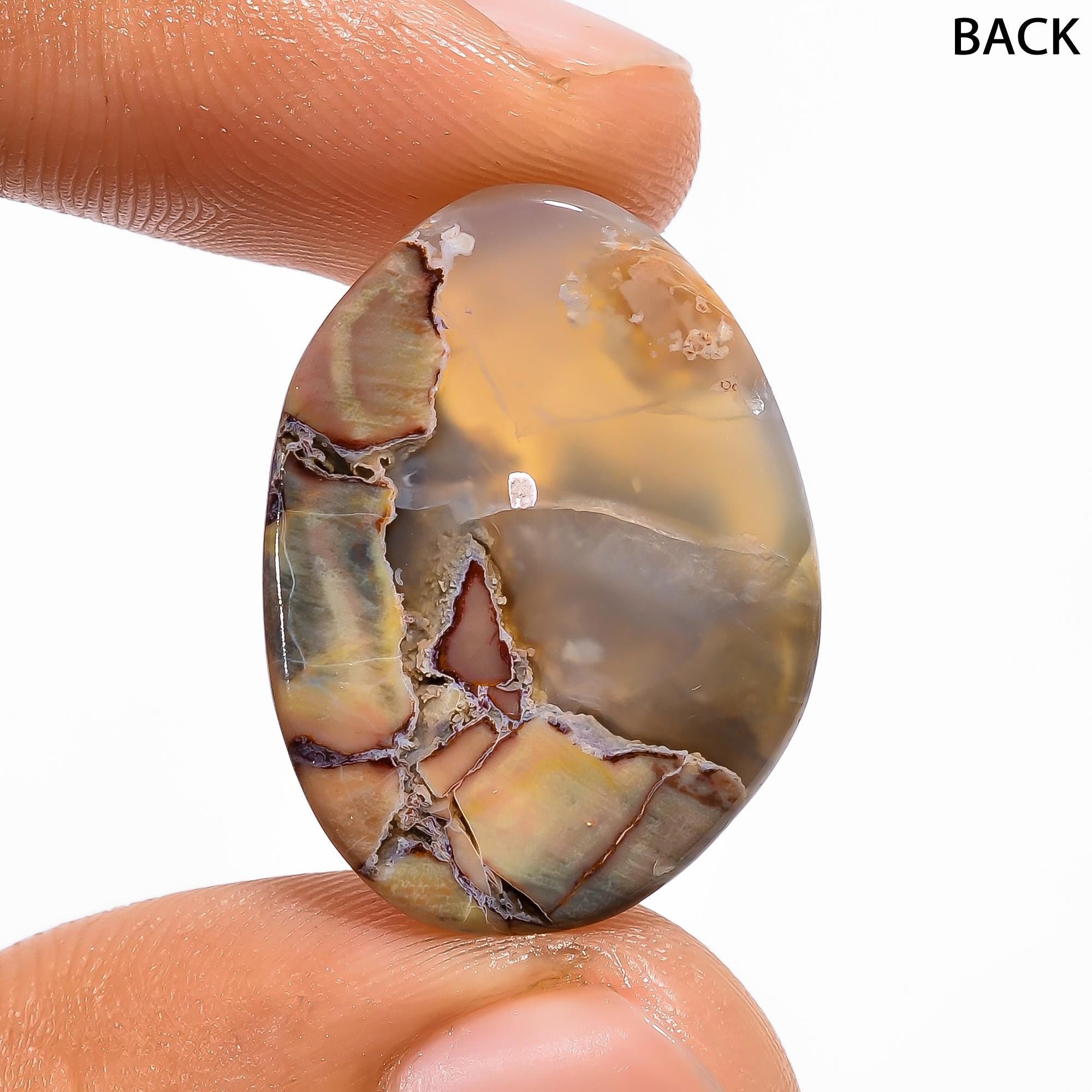Butterfly Jasper Gemstone, Fancy Shape Butterfly Jasper Cabochon Gemstone Butterfly Jasper Crystal Jewelry Making Supply - image 2