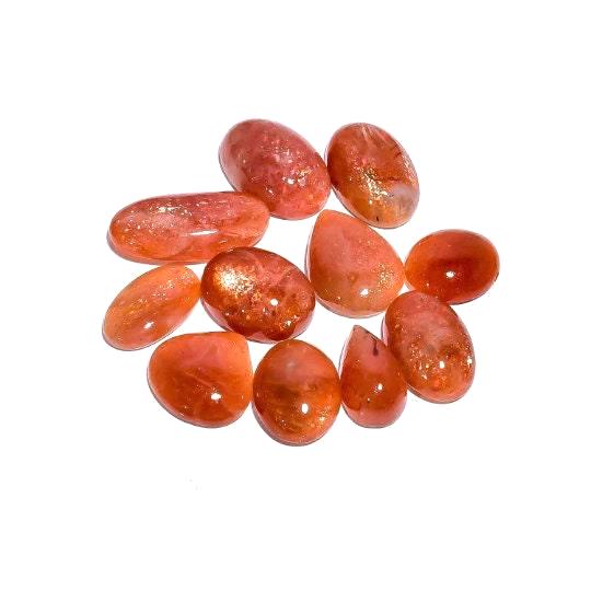 AAA Natural Sunstone Cabochon, Loose Gemstone, Jewelry Making - image 4