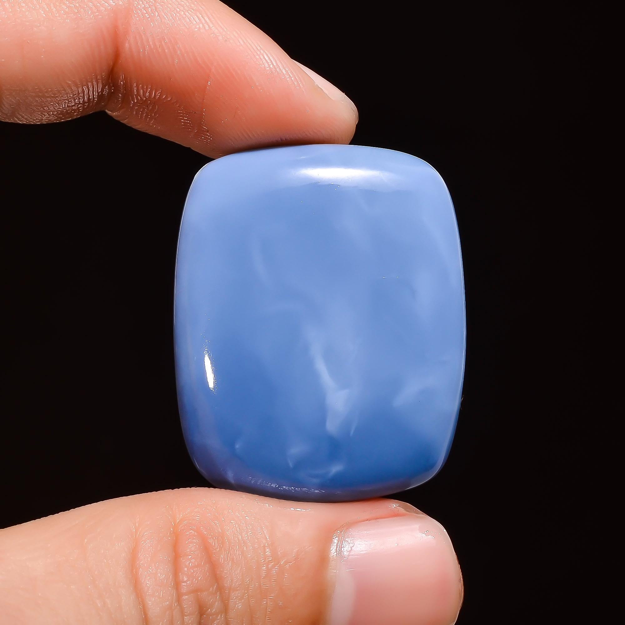 AAA Blue Opal Cabochon Mixed Gemstone for Jewelry Making Healing Crystal - image 2