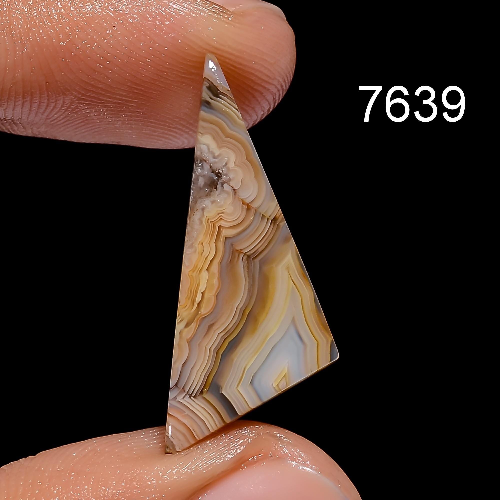 AAA Crazy Lace Agate Cabochon, Mix Shape Gemstone Pendant - image 2