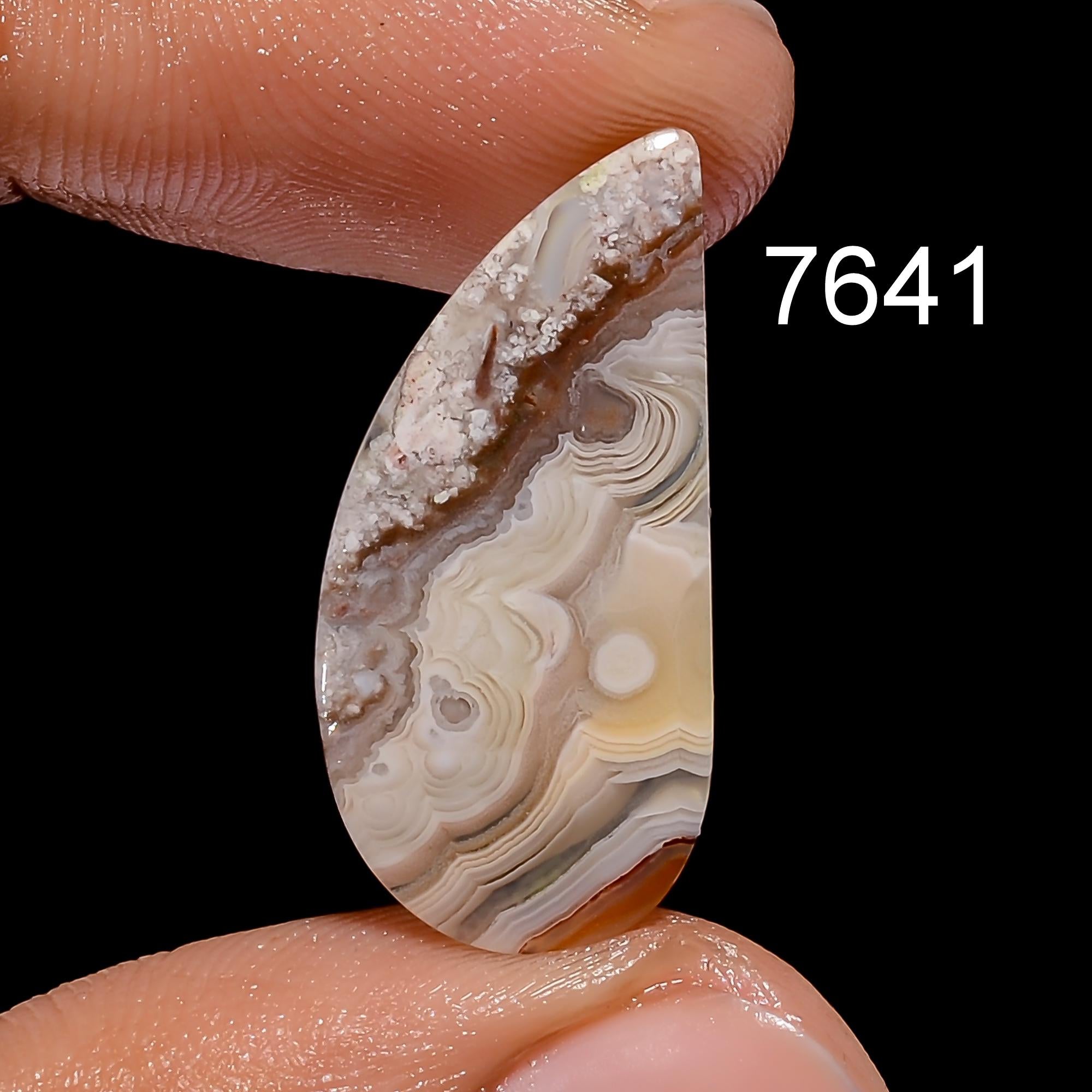 AAA Crazy Lace Agate Cabochon, Mix Shape Gemstone Pendant - image 4