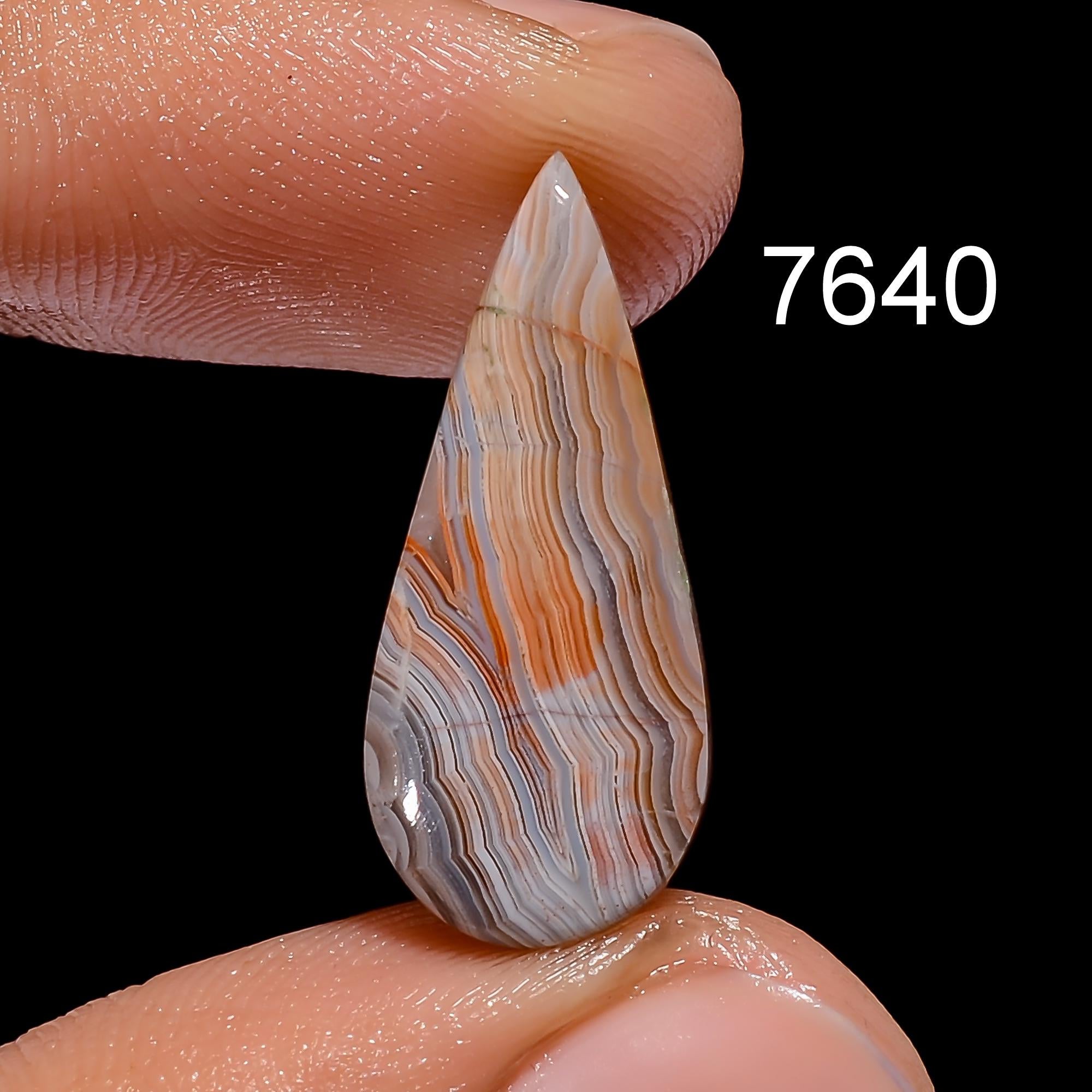 AAA Crazy Lace Agate Cabochon, Mix Shape Gemstone Pendant - image 3