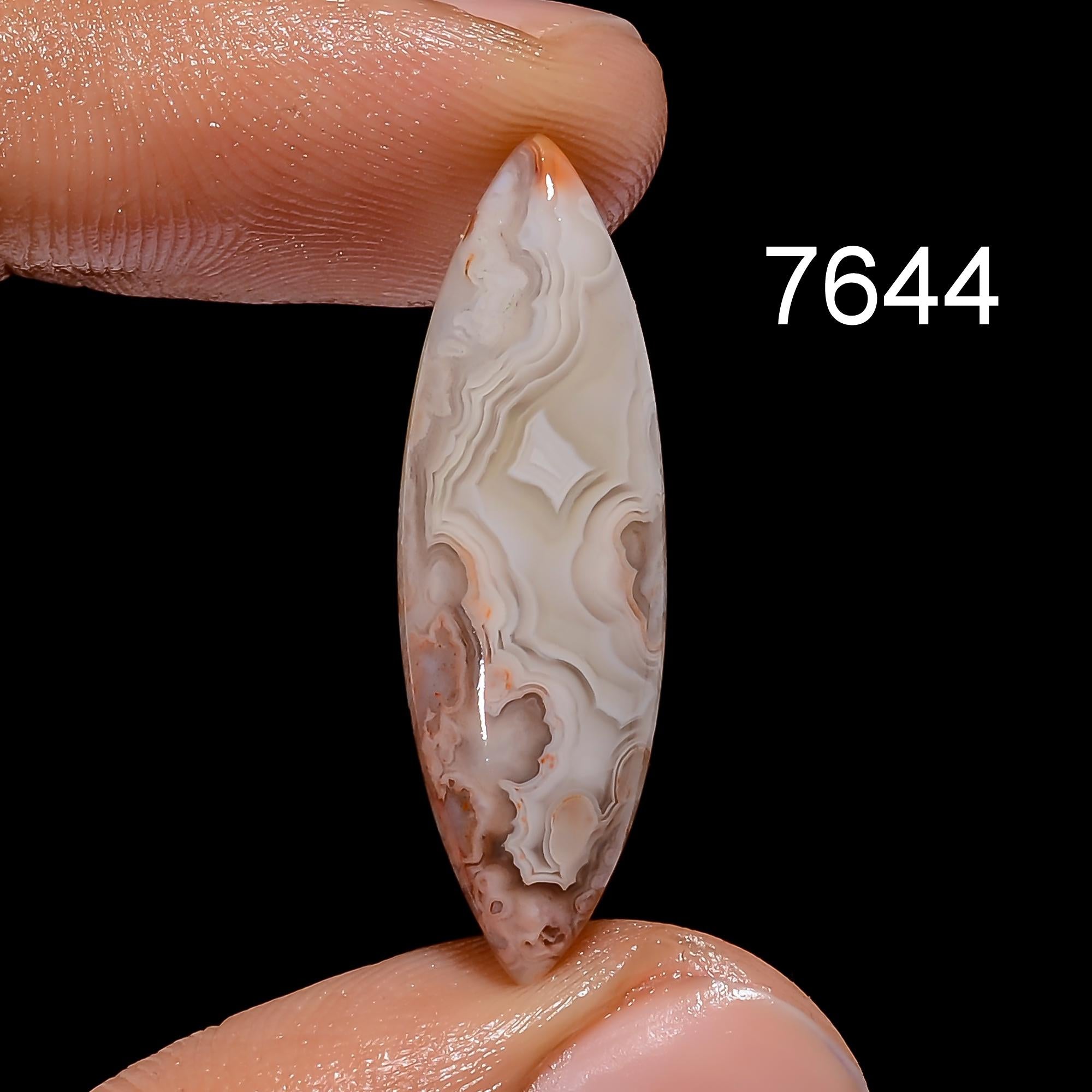 AAA Crazy Lace Agate Cabochon, Mix Shape Gemstone Pendant - image 7