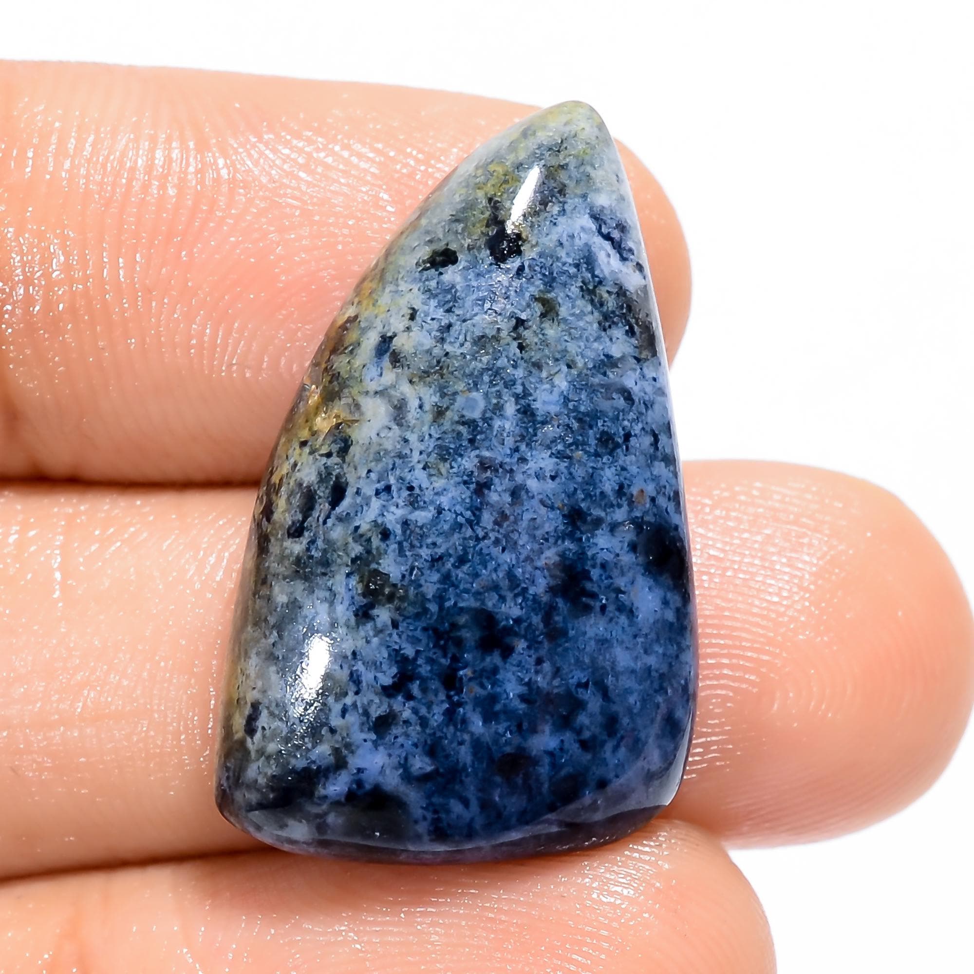 AAA Dumortierite Cabochon: Blue Crystal Gemstone Pendant Supply