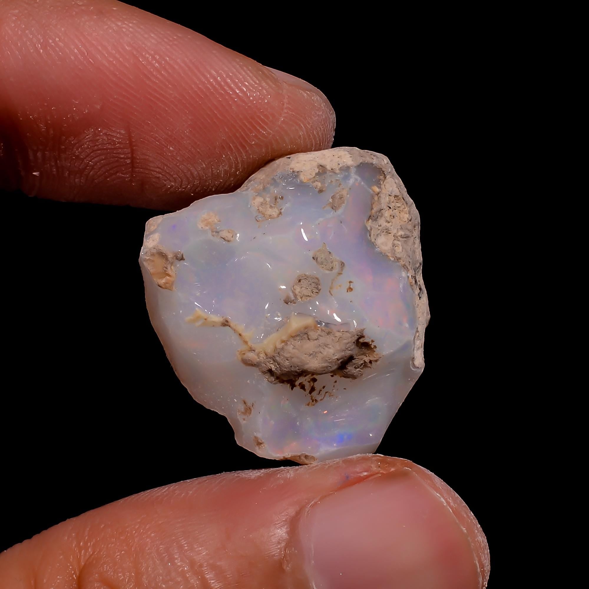 Welo Fire Ethiopian Opal Rough Gemstone, AAA Quality, Loose Opal Stone - image 3