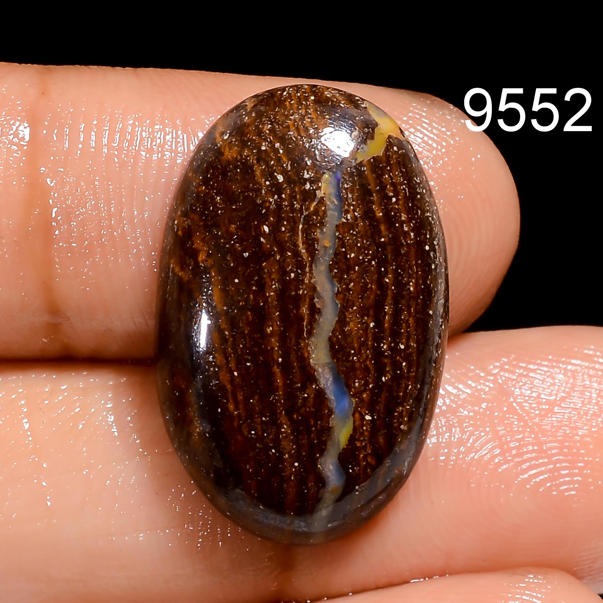 Natural Boulder Opal Cabochon Loose Gemstone for Handmade Jewelry Making Pendant Supply AAA Quality - image 2