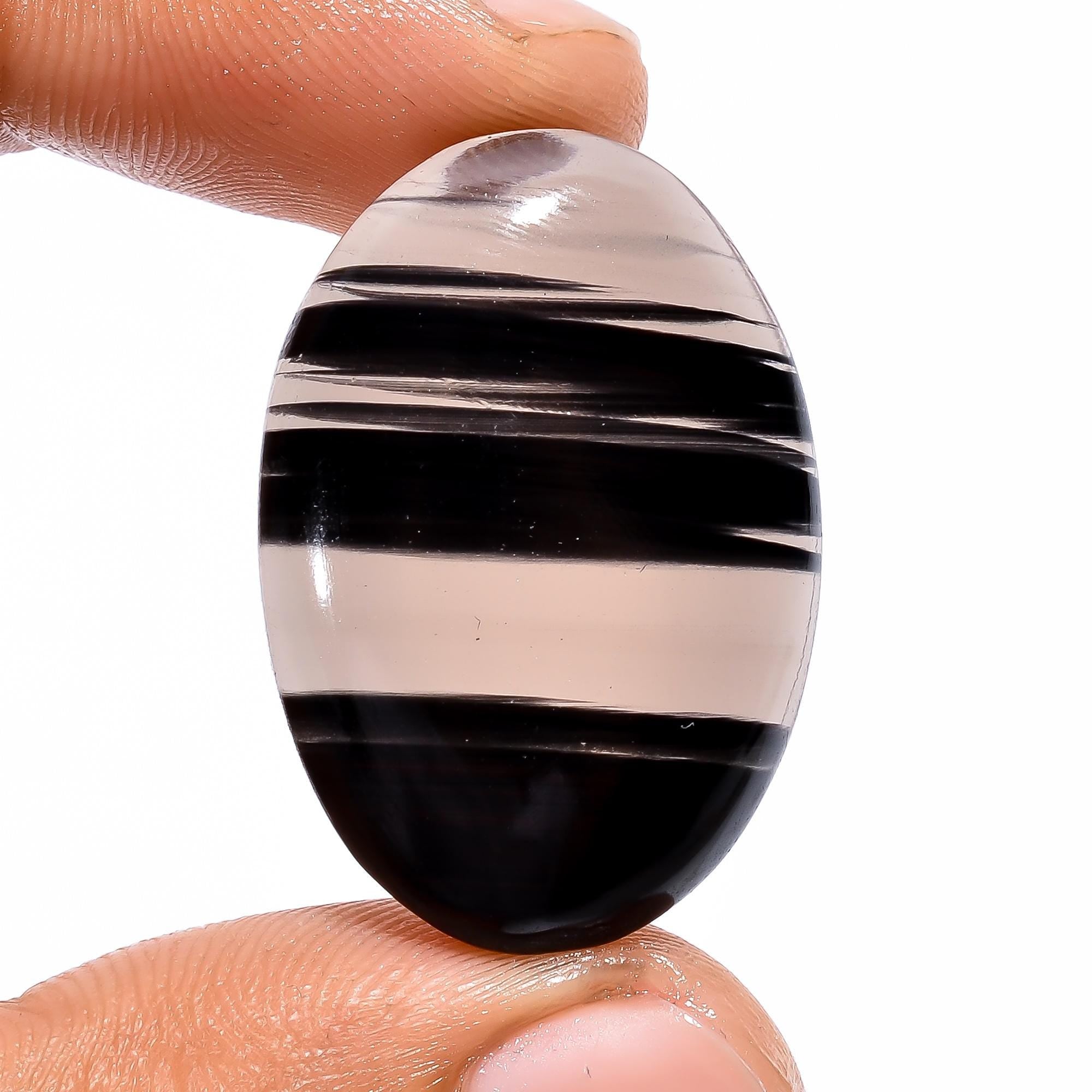 Natural Midnight Lace Obsidian Gemstone, Midnight Lace Cabochon, Loose Midnight Obsidian Gemstone Cabochon For Jewelry M