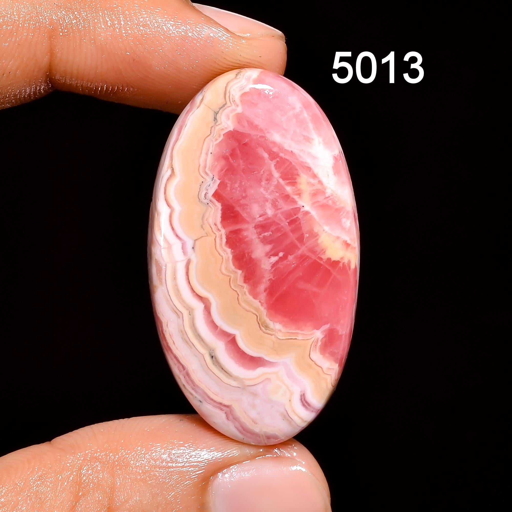 AAA Pink Rhodochrosite Cabochon, Loose Gemstone, Jewelry Making