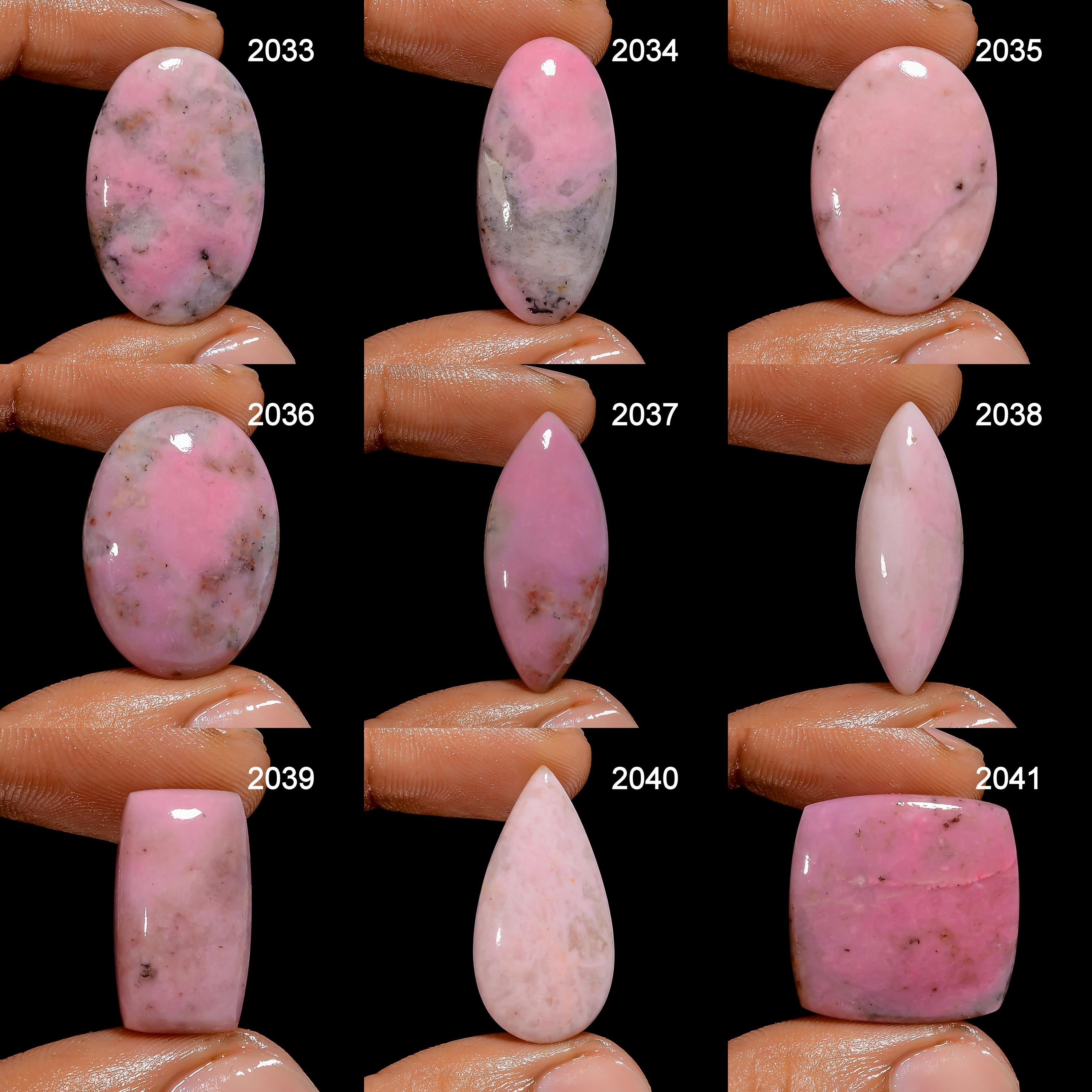 Pink Petalite Gemstone, Natural Pink Petalite Cabochon, AAA+ Quality Gemstone, Loose Pink Petalite Gemstone, Rare Stone  - image 2