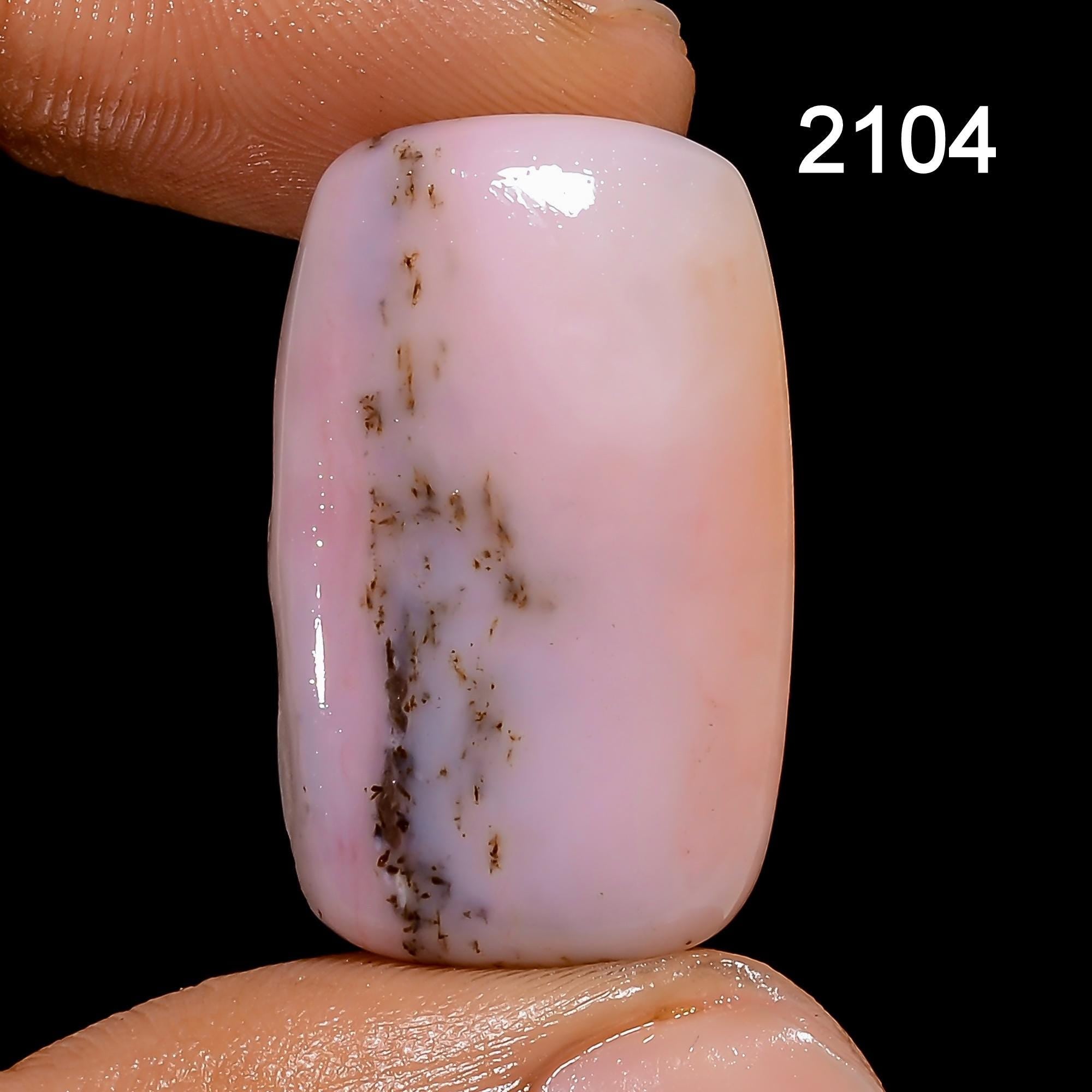 AAA Pink Opal Cabochon: Loose Gemstone for Jewelry Making - image 2