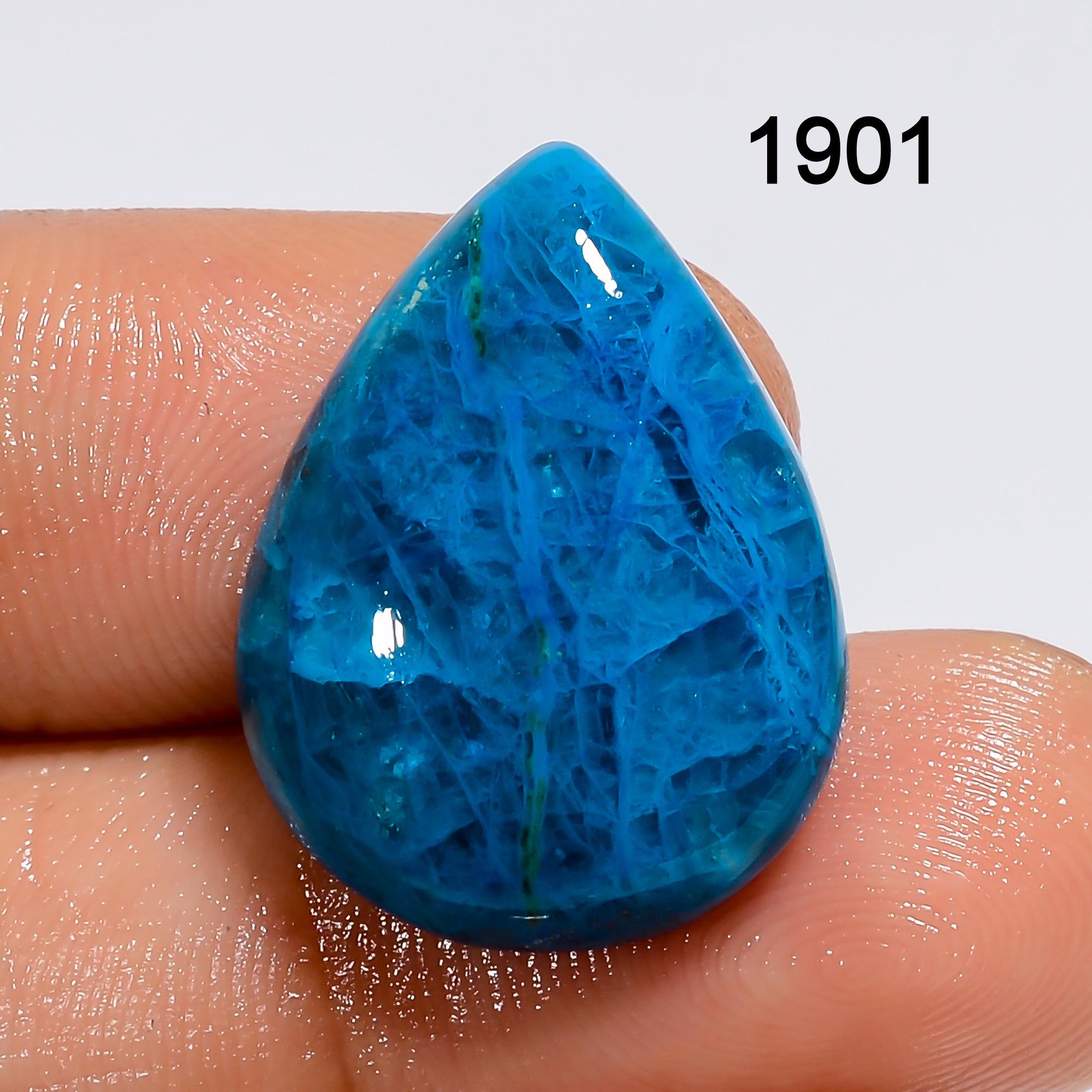 Natural Chrysocolla Cabochon: Designer Loose Gemstone for Jewelry Making - image 4