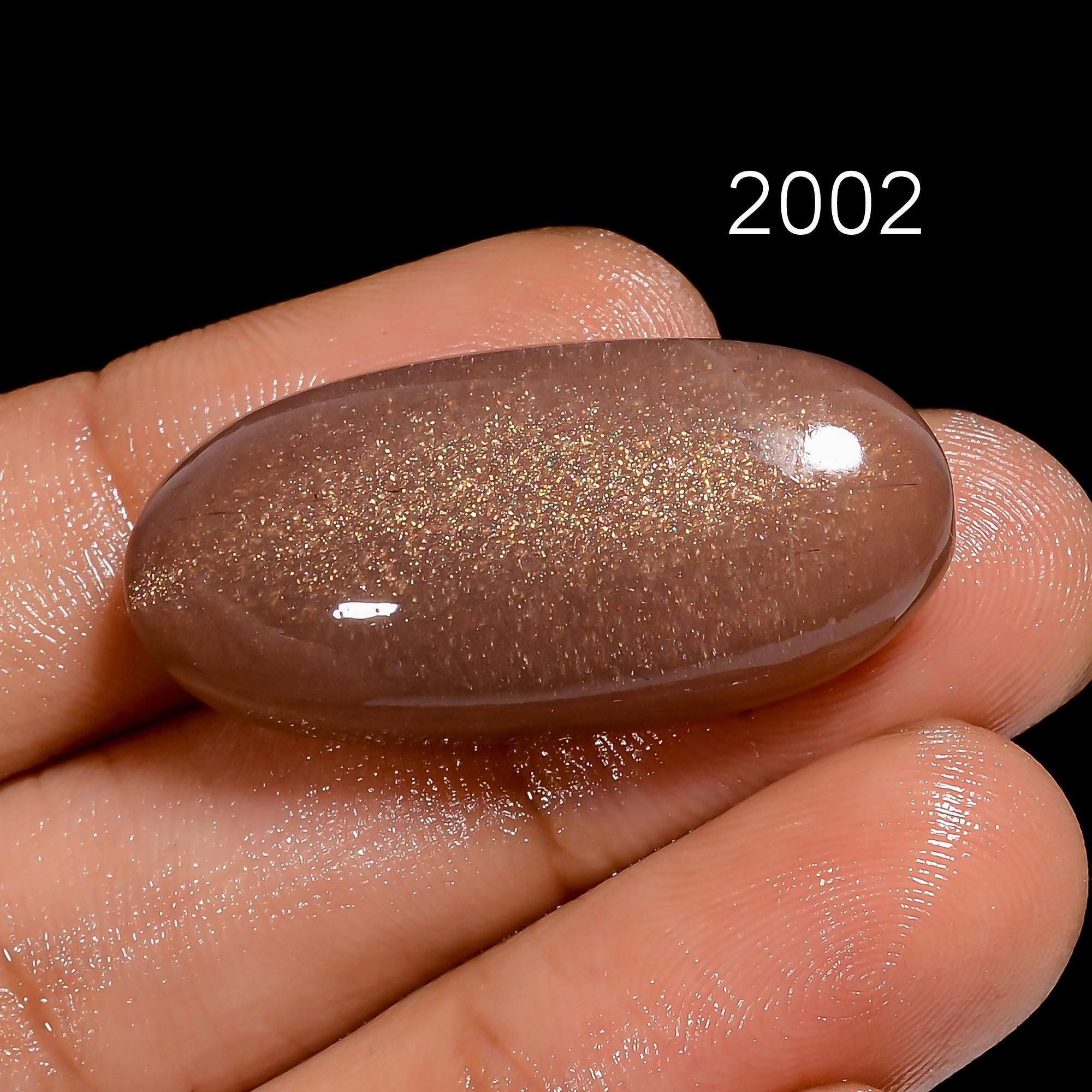 AAA Peach Moonstone Cabochon, Loose Gemstone, Mixed Shape - image 4