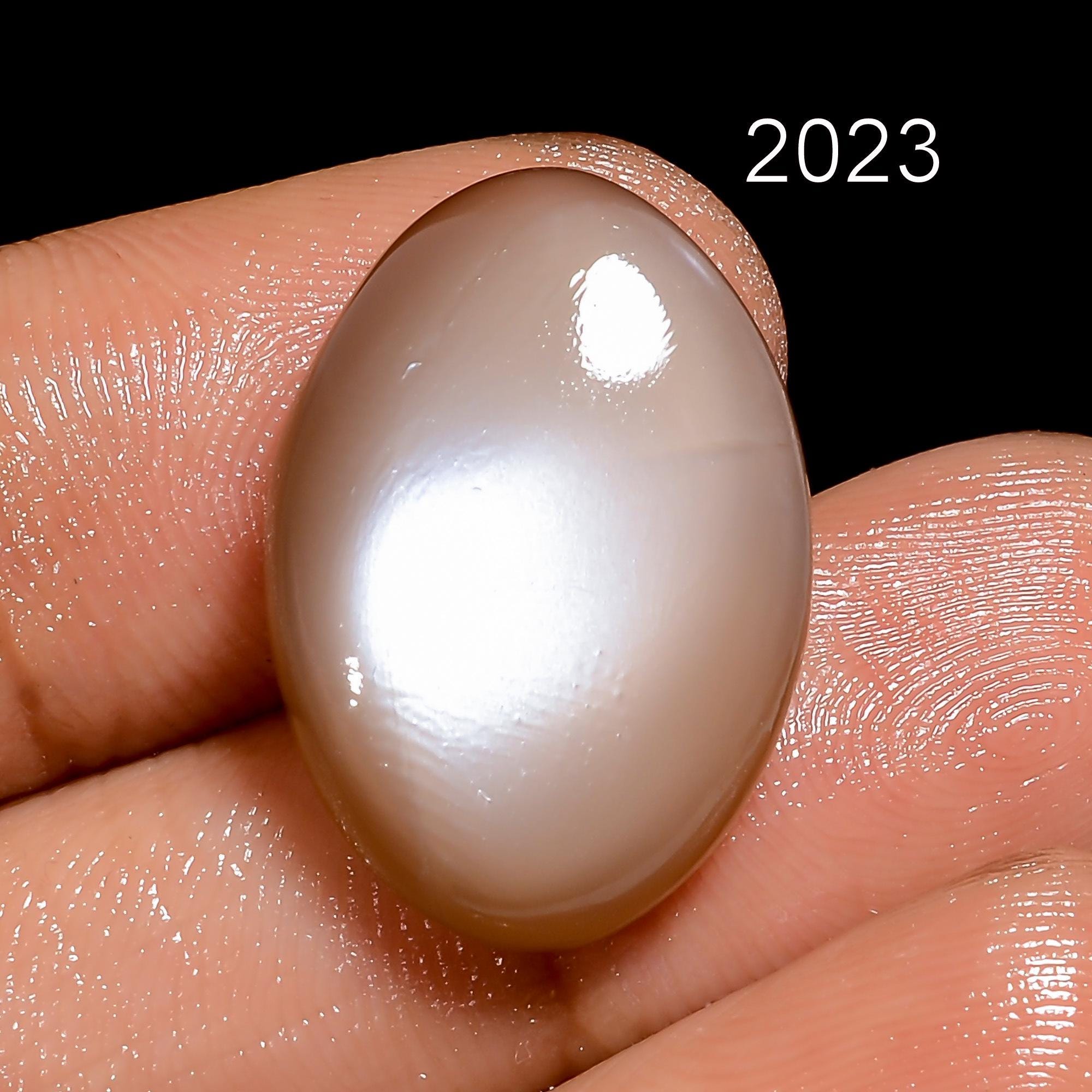 Natural Peach Moonstone Cabochon Mix Shape Loose Gemstones for Jewelry Making and Healing Crafts - image 2