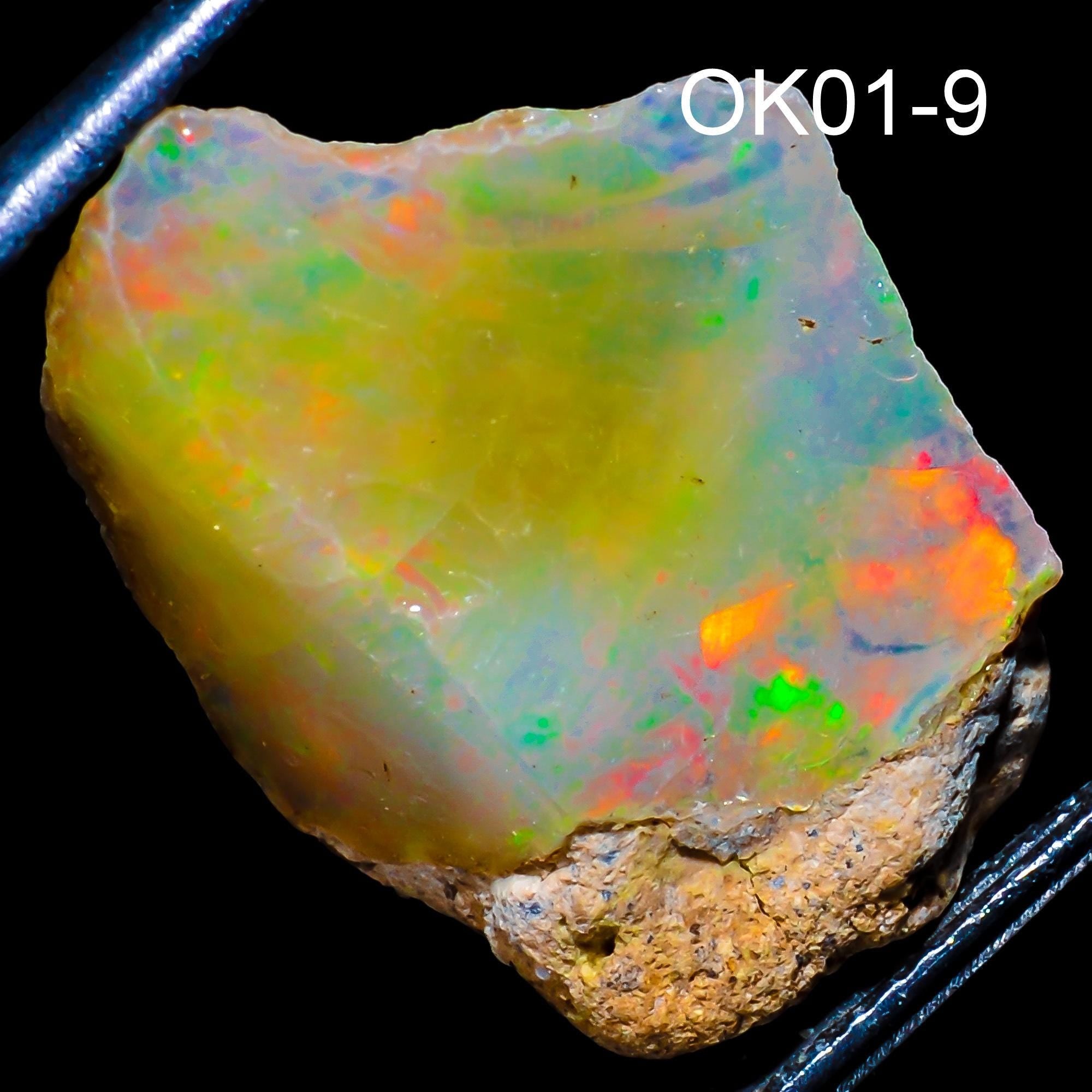 Approx. 15x14x13 mm to 26x16x9 mm rough Raw opal