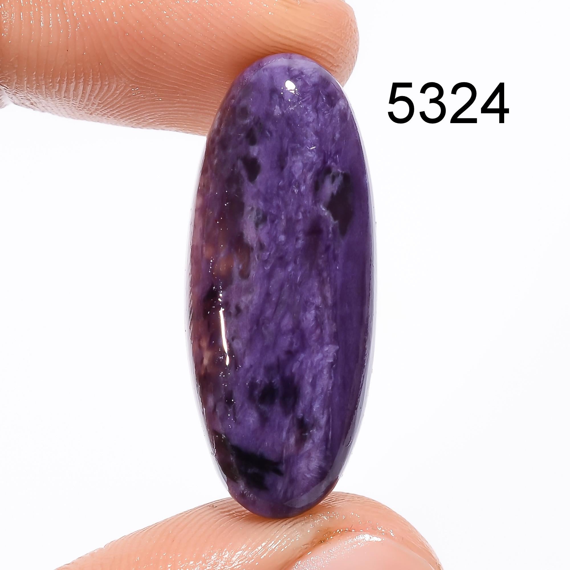 Purple Charoite Gemstone, Mix Shape Natural Purple Charoite Cabochon, Loose Purple Charoite Pendant Gemstone For Jewelry - image 3