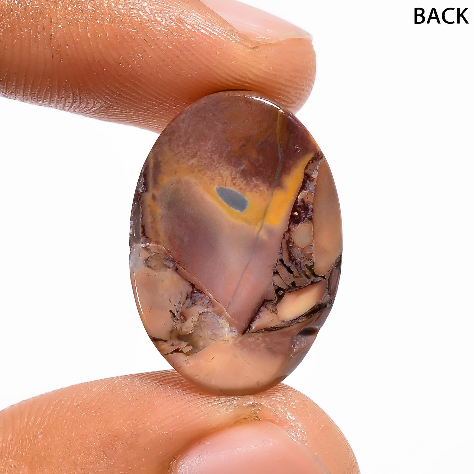 Butterfly Jasper Gemstone, Oval Shape Butterfly Jasper Cabochon Gemstone, Butterfly Jasper Crystal Jewelry Making Supply - image 2