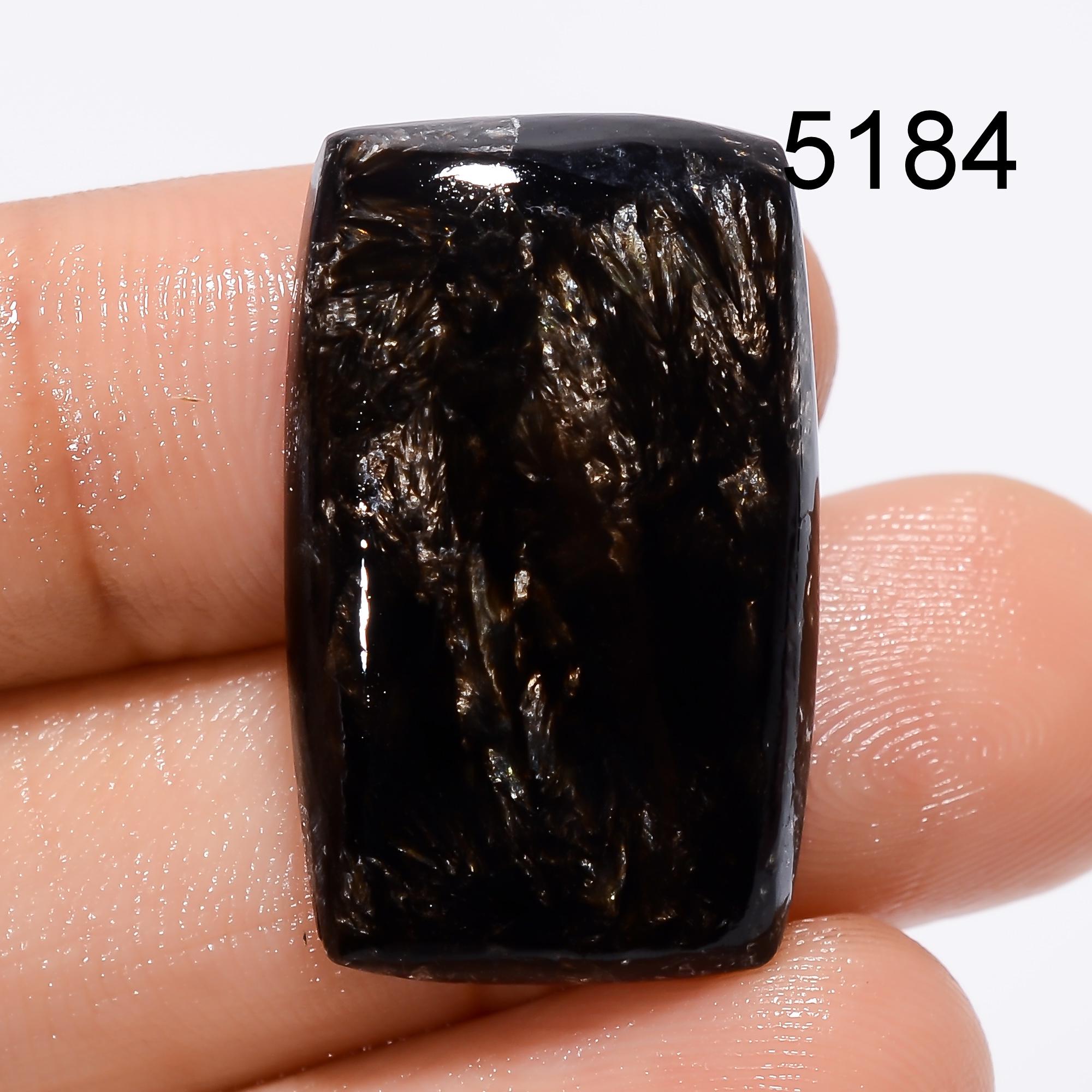 Golden Seraphinite Gemstone Cabochon, Radiant Shape Designer Crystal Gemstone, DIY-ART-CRAFTS Pendant Necklace Jewelry m
