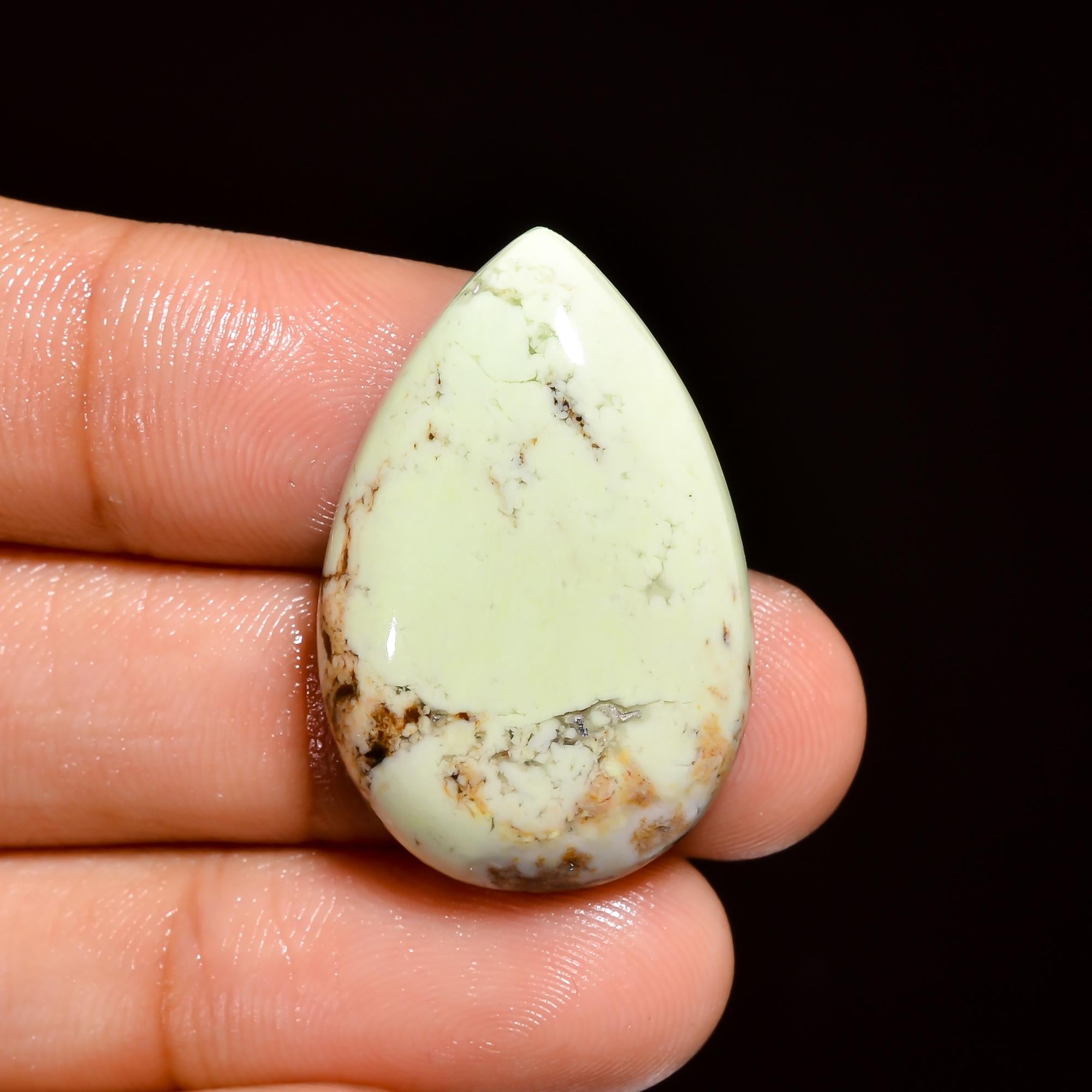 AAA Lemon Chrysoprase Cabochon: Mixed Shape,Pendent Making Loose Gemstone - image 2