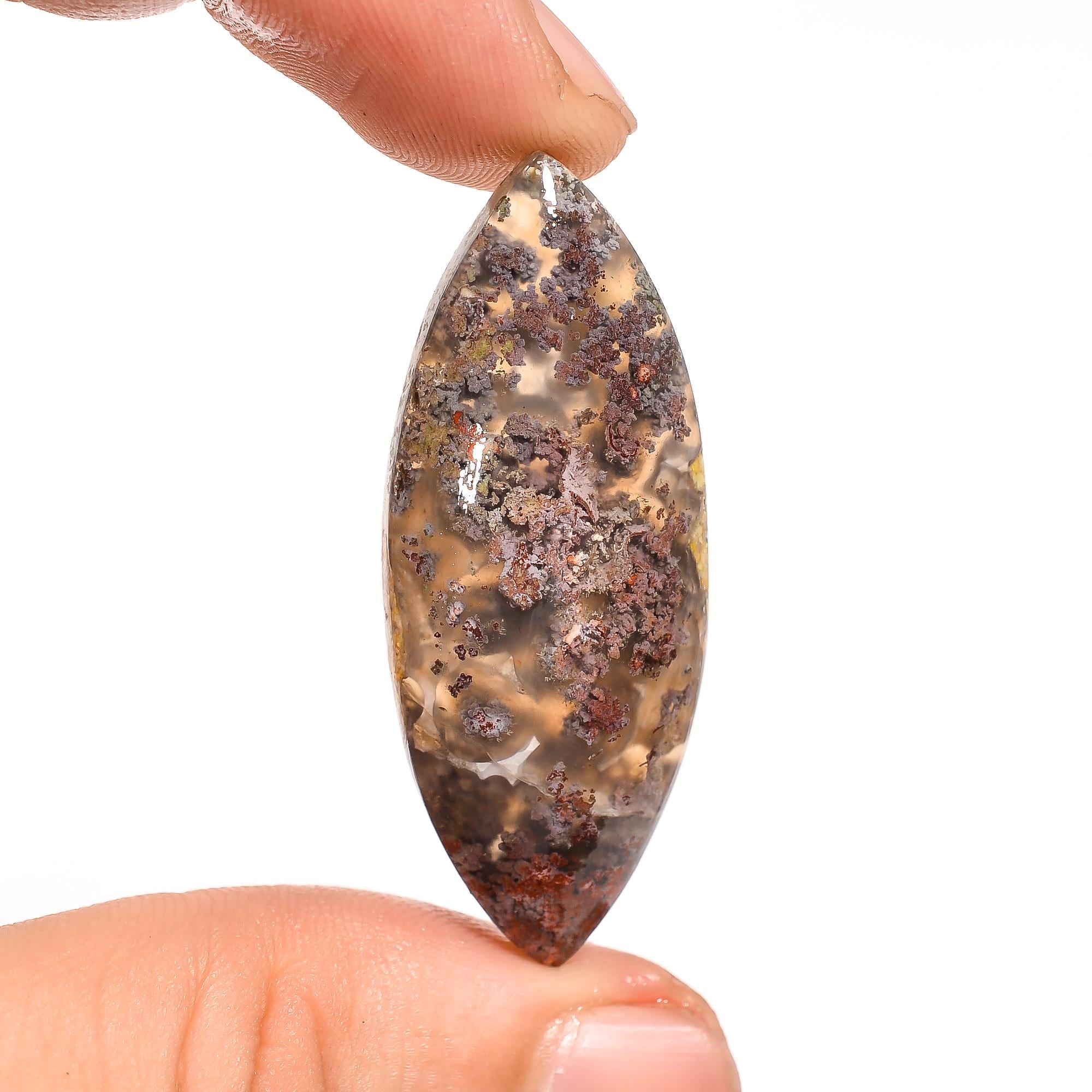 Indonesian Agate Gemstone, Big Size translucent Scenic Indonesian Agate Cabochon, Designer Loose Agate Gemstone For Jewe