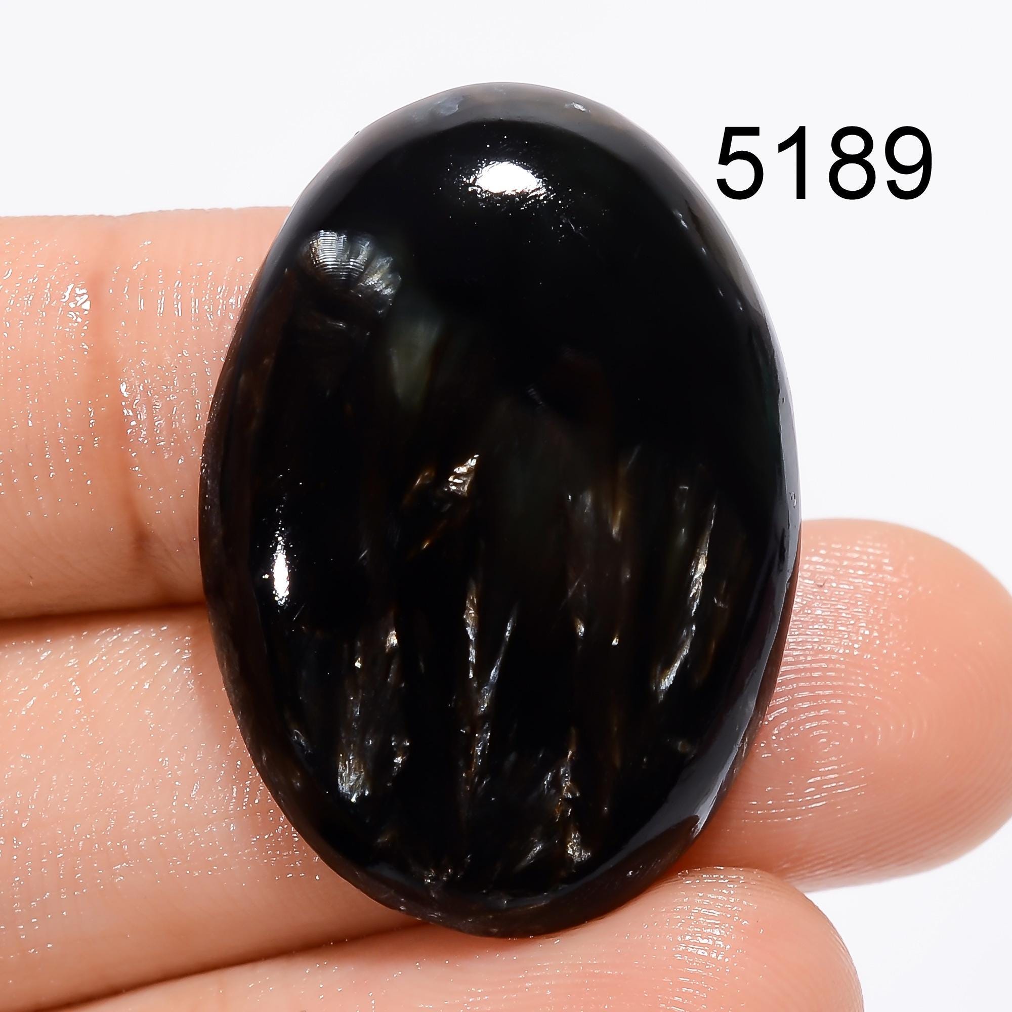 Golden Seraphinite Gemstone Cabochon, Designer Crystal Gemstone, DIY-ART-CRAFTS Pendant Necklace Jewelry making supply, 
