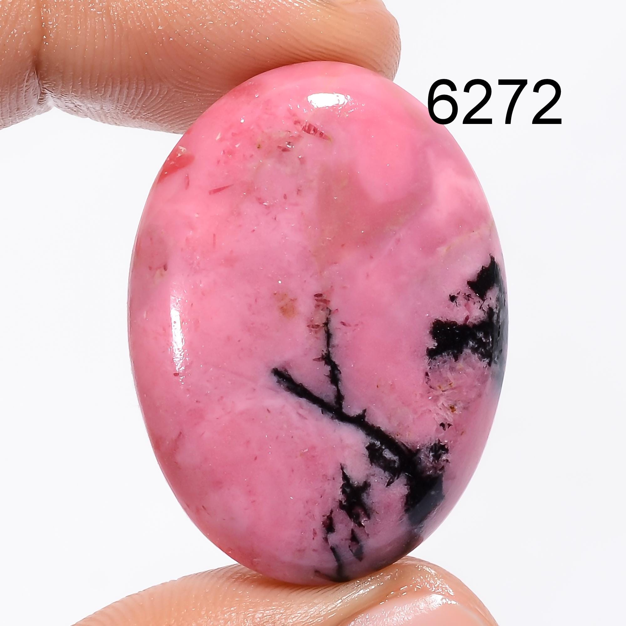 Natural Rhodonite Gemstone Cabochon AAA Quality Loose Gemsrtone For Jewelry Making Christmas Gift