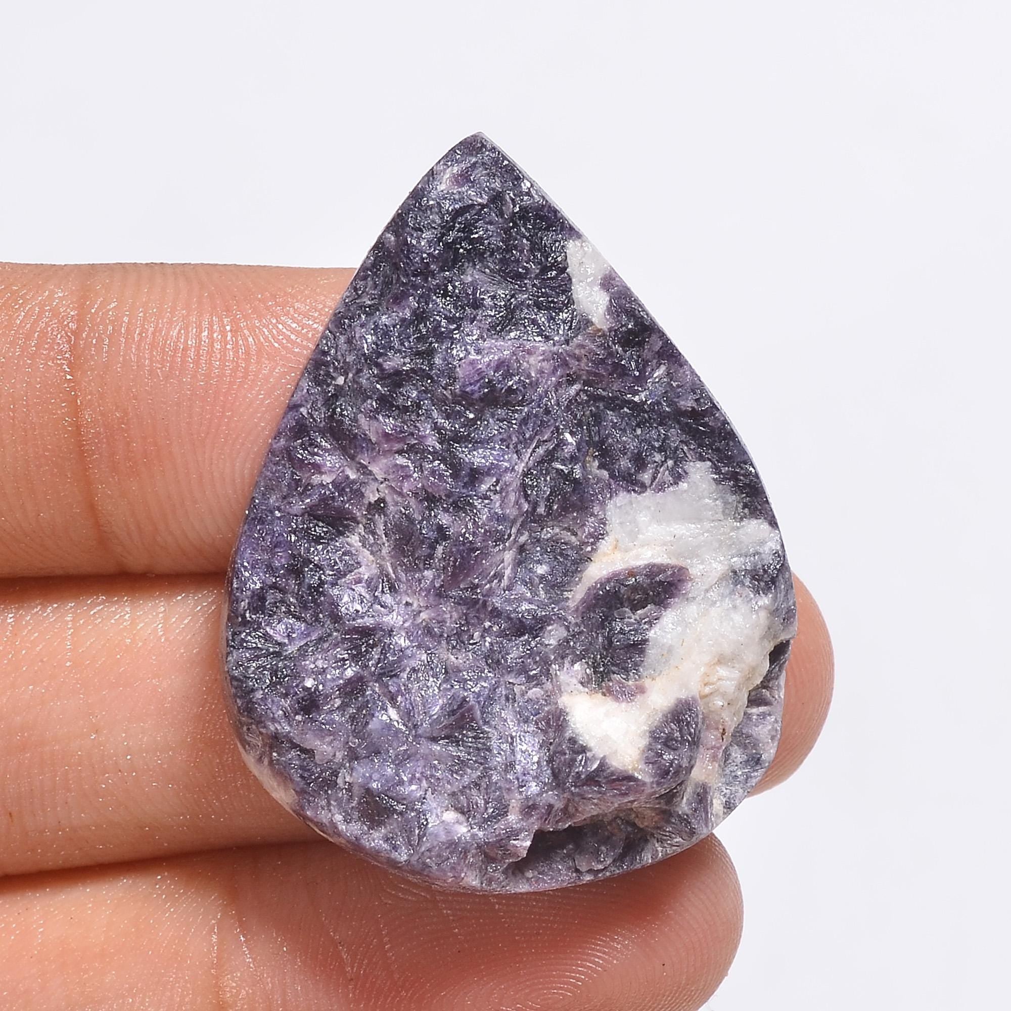 AAA Lepidolite Druzy Gemstone, Raw Pendant Stone, Jewelry Making. - image 6